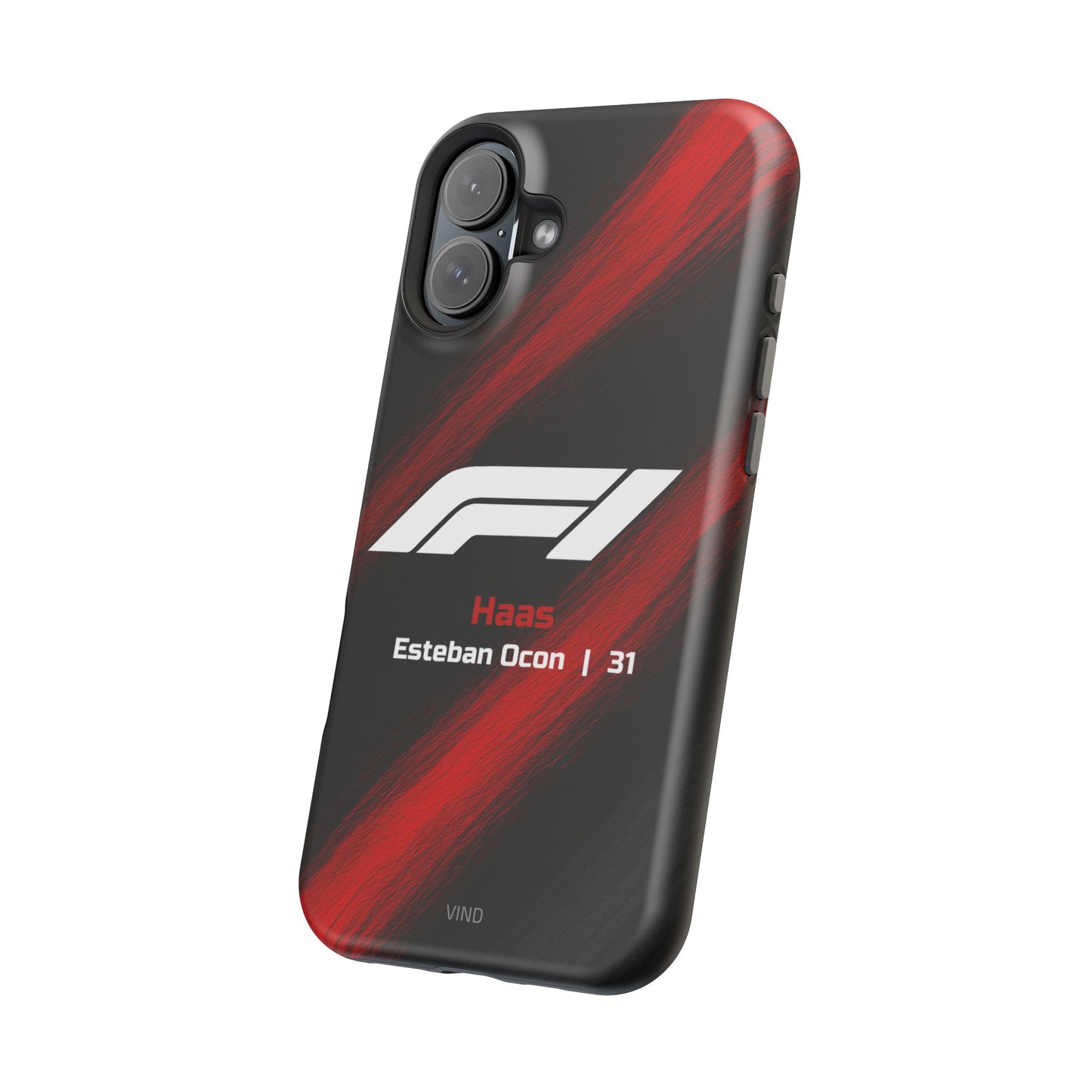Esteban Ocon Haas F1 Phone Case – 2025 Season Official Design | MagSafe
