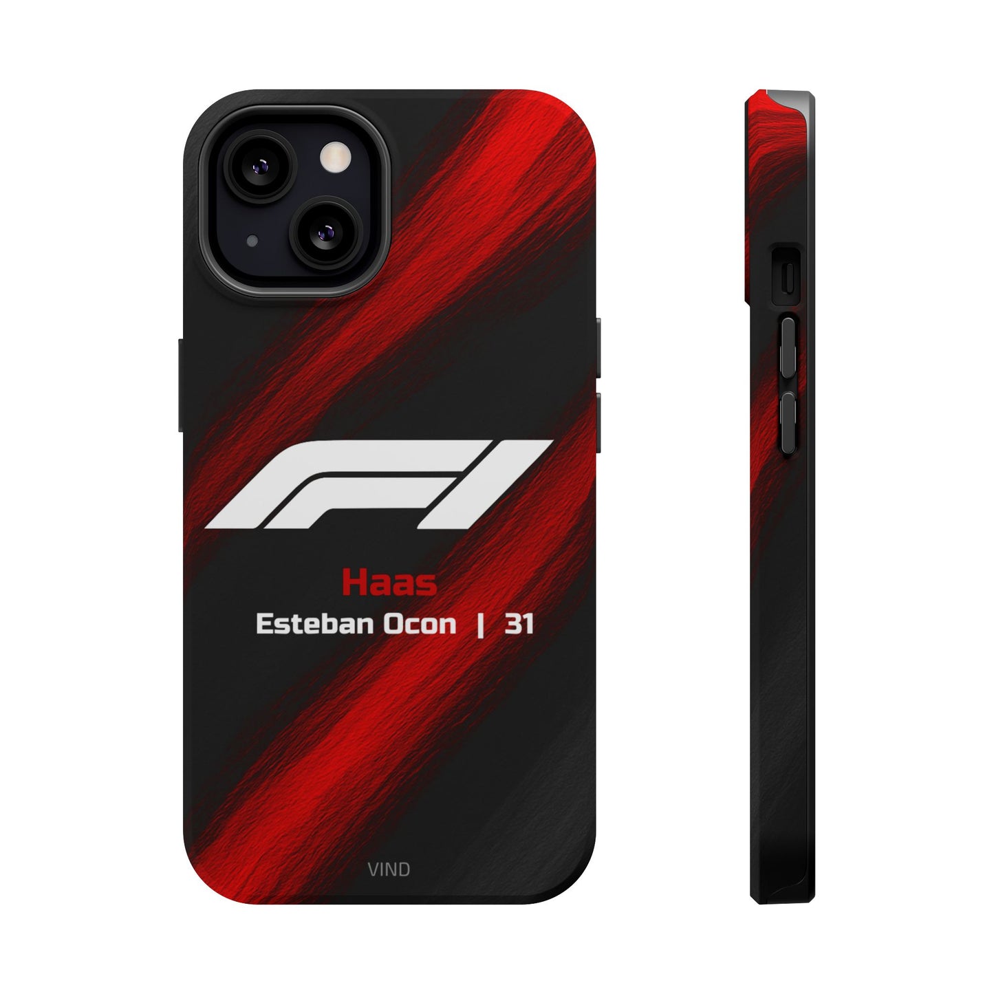 Esteban Ocon Haas F1 Phone Case – 2025 Season Official Design | MagSafe