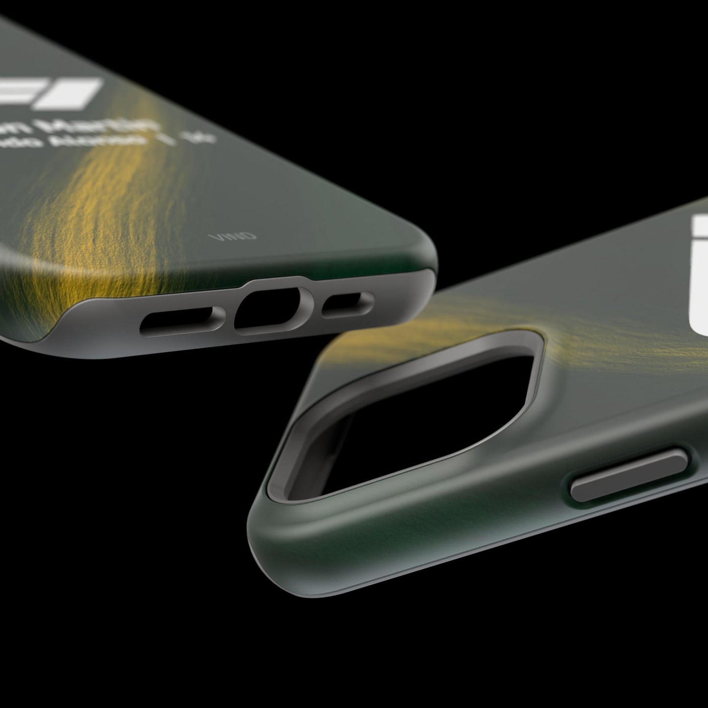 Fernando Alonso Aston Martin F1 Phone Case – 2025 Season Official Design | MagSafe