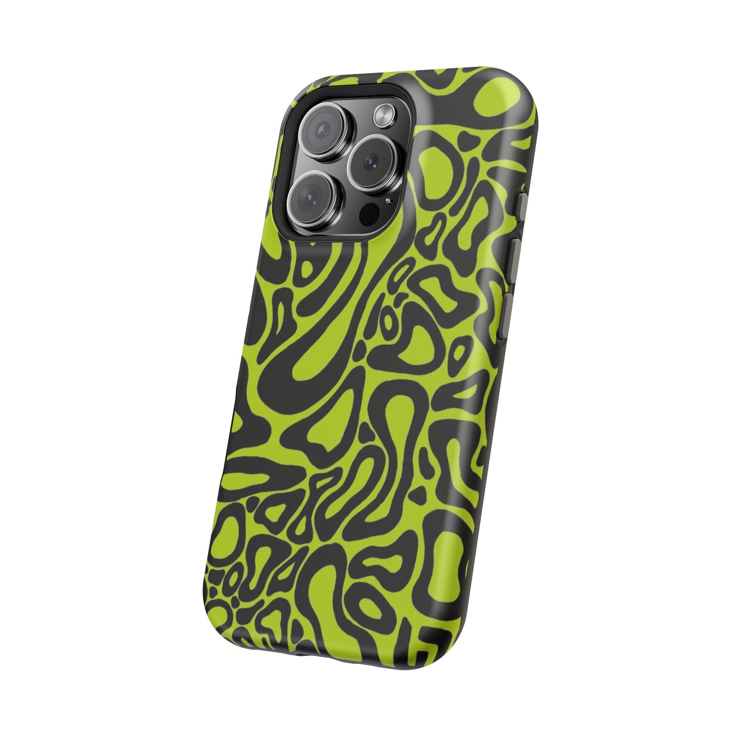 McLaren Formula 1 Phone Case – Neon Green Abstract Design