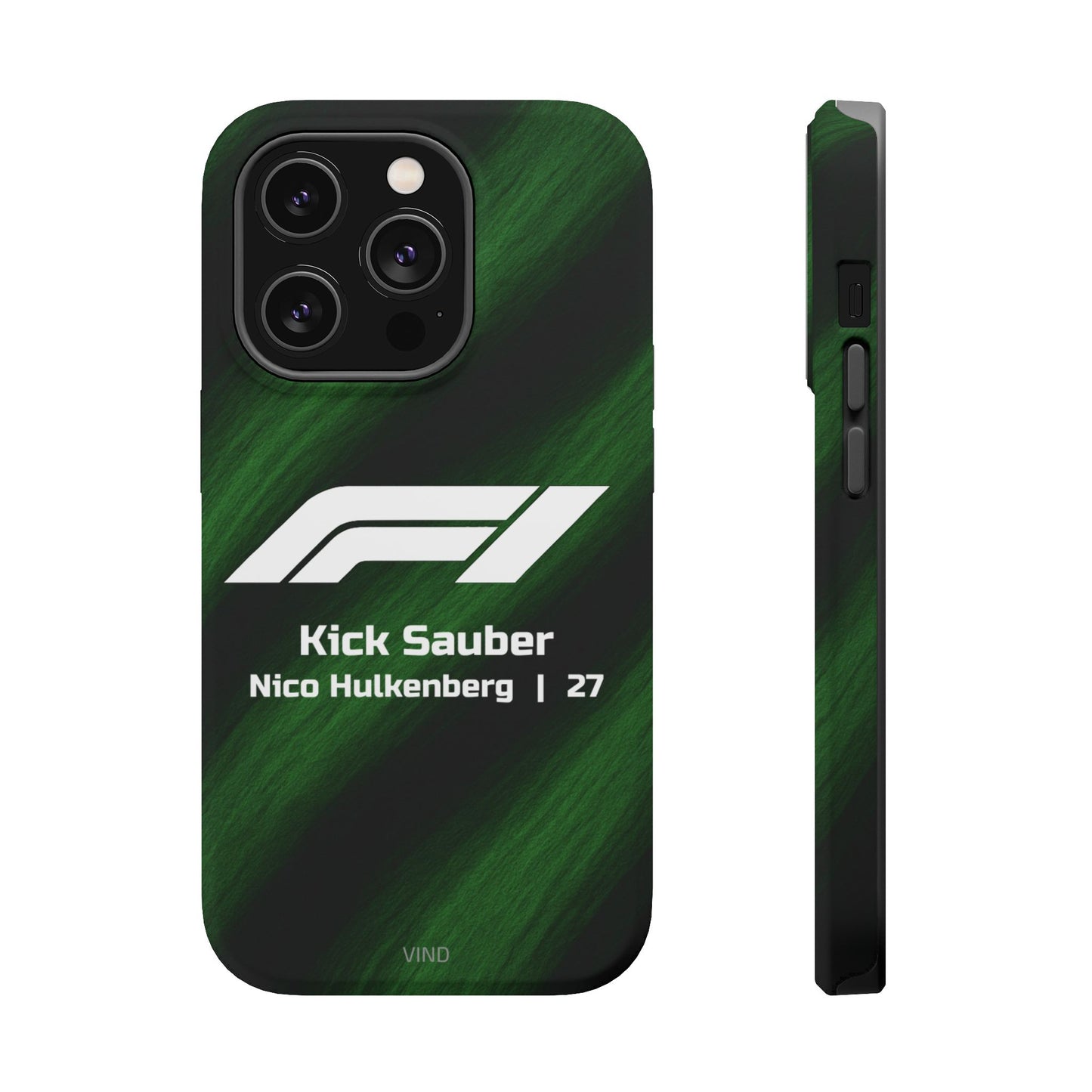 Nico Hülkenberg Kick Sauber F1 Phone Case – 2025 Season Official Design | MagSafe