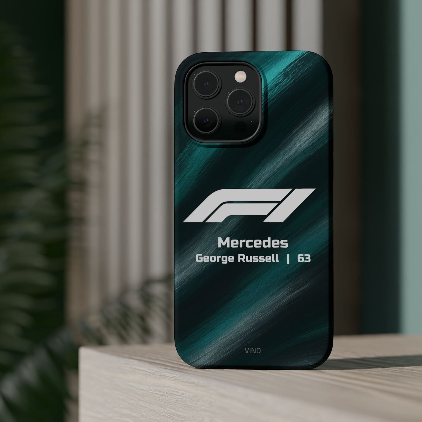 George Russell Mercedes F1 Phone Case – 2025 Season Official Design | MagSafe