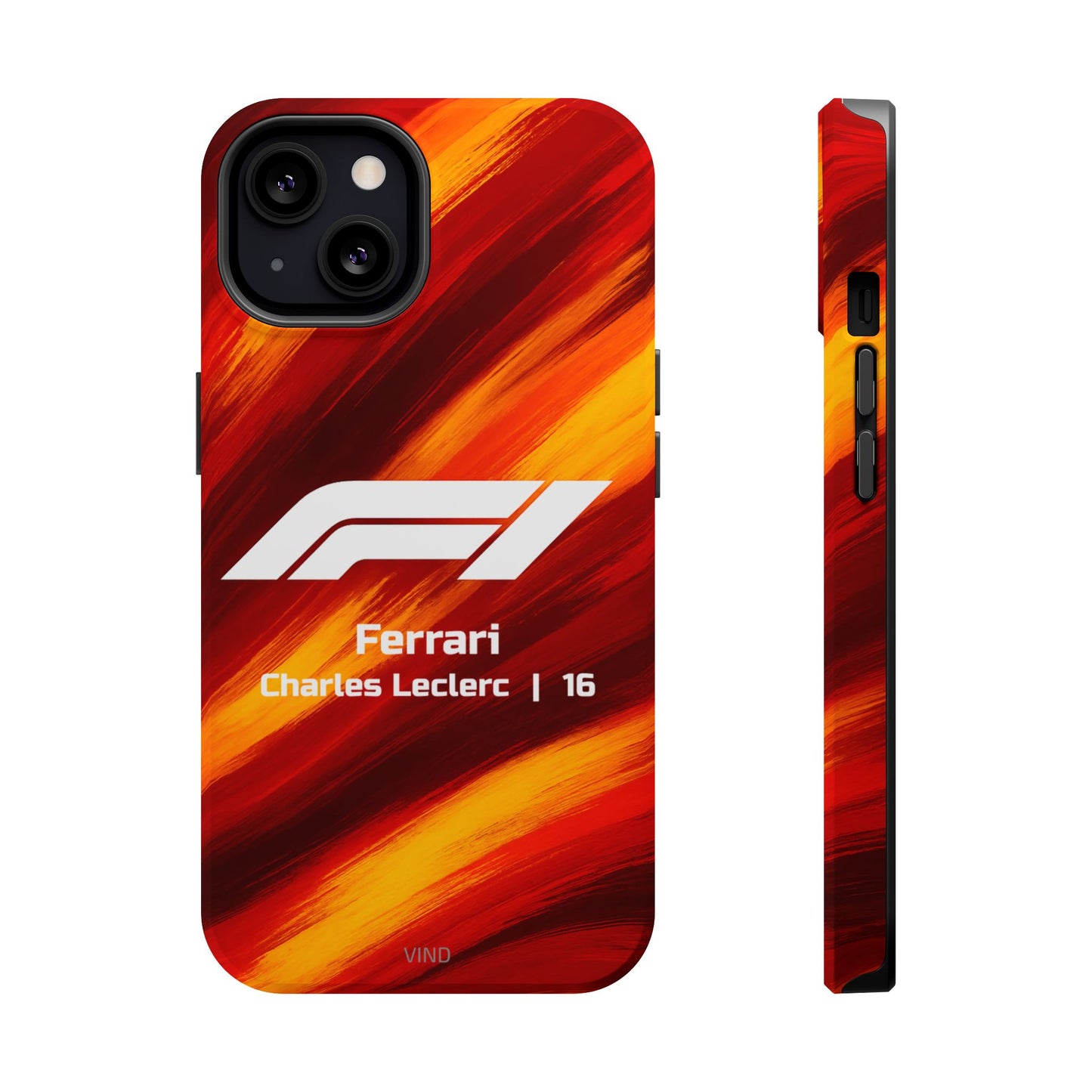 Charles Leclerc Ferrari F1 Phone Case – 2025 Season Official Design | MagSafe