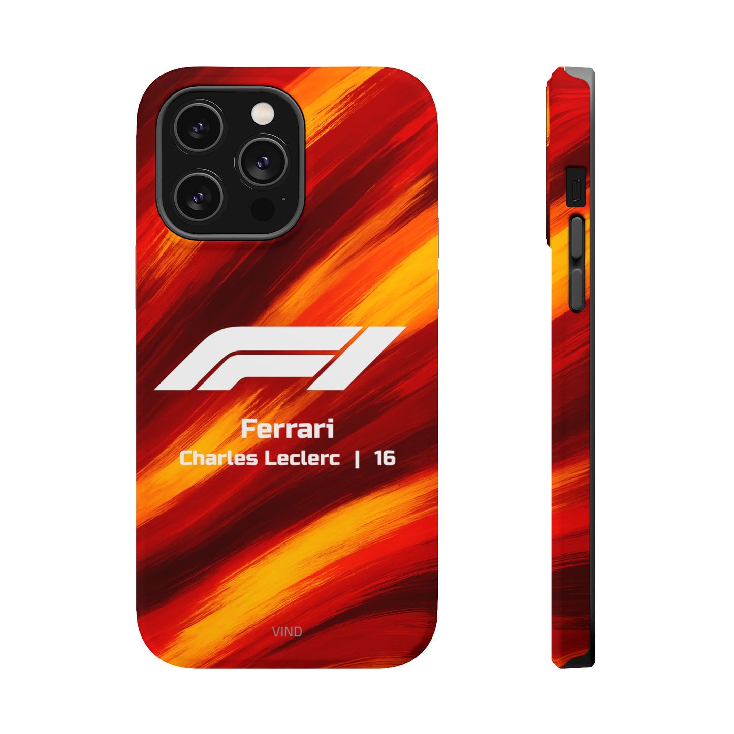 Charles Leclerc Ferrari F1 Phone Case – 2025 Season Official Design | MagSafe