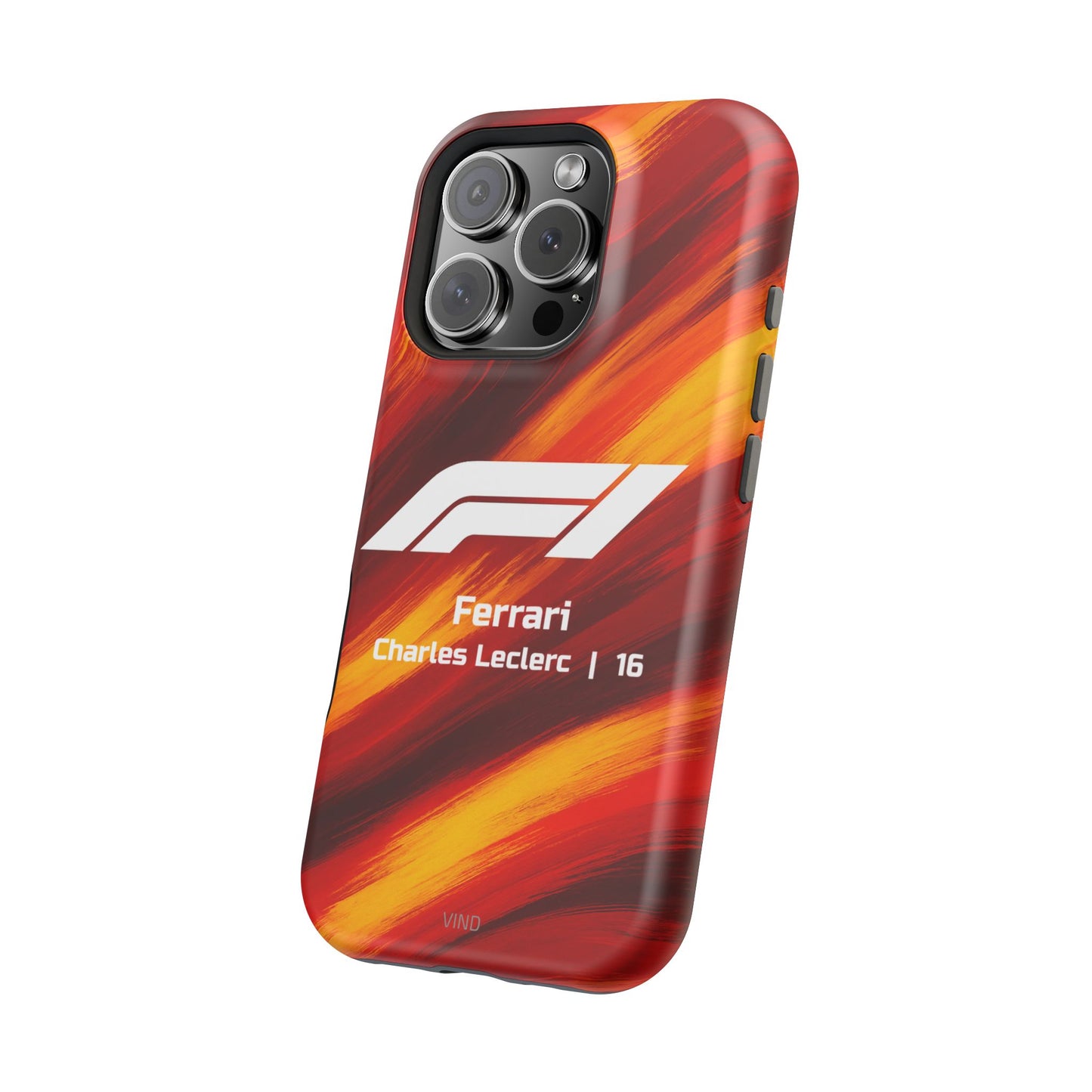 Charles Leclerc Ferrari F1 Phone Case – 2025 Season Official Design | MagSafe