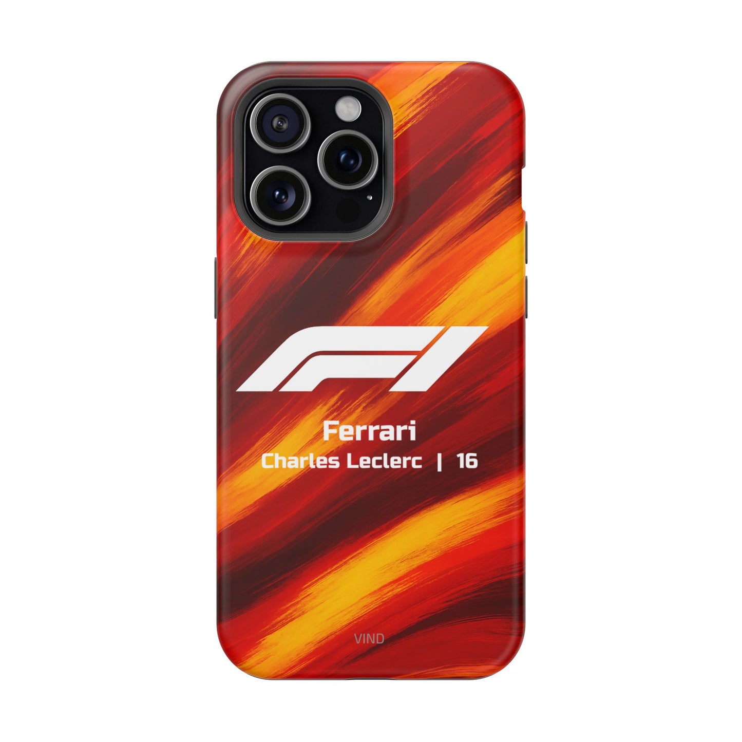 Charles Leclerc Ferrari F1 Phone Case – 2025 Season Official Design | MagSafe