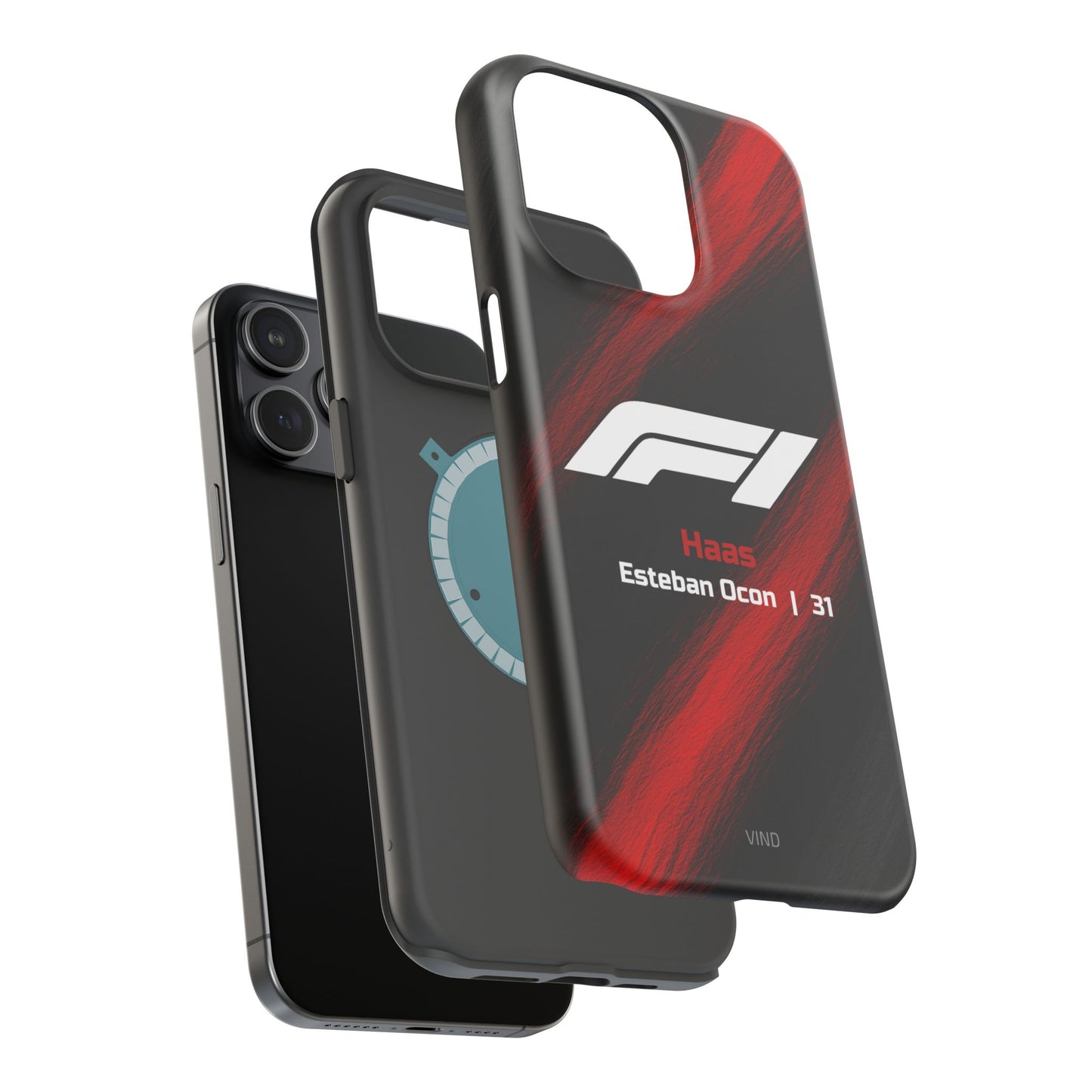 Esteban Ocon Haas F1 Phone Case – 2025 Season Official Design | MagSafe