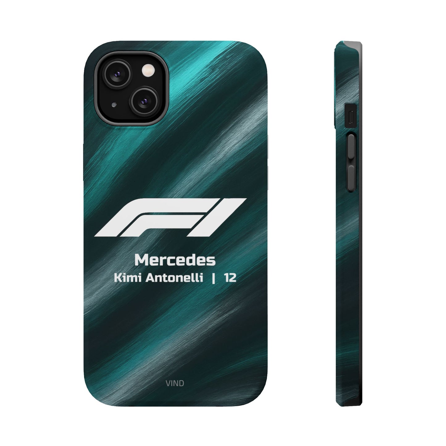 Kimi Antonelli Mercedes F1 Phone Case – 2025 Season Official Design | MagSafe