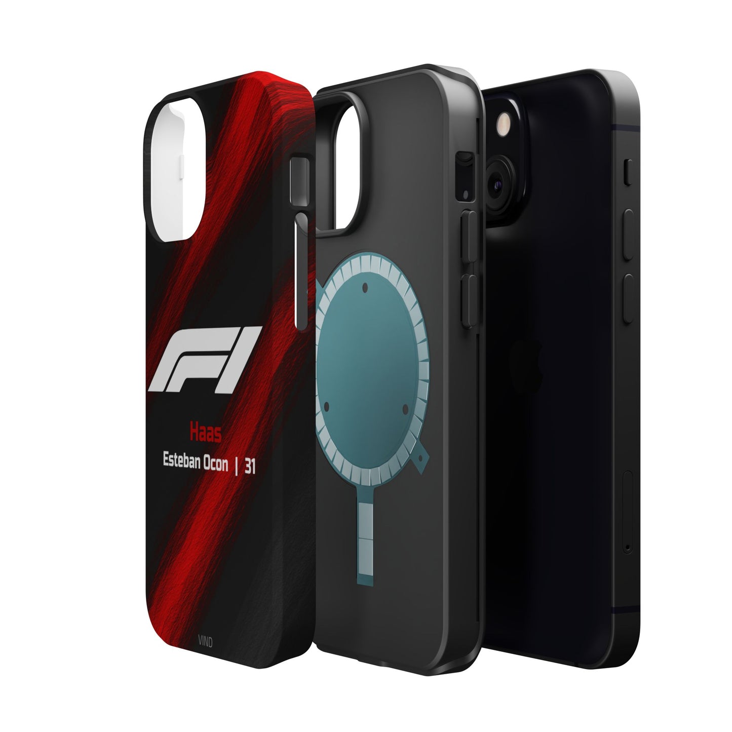 Esteban Ocon Haas F1 Phone Case – 2025 Season Official Design | MagSafe