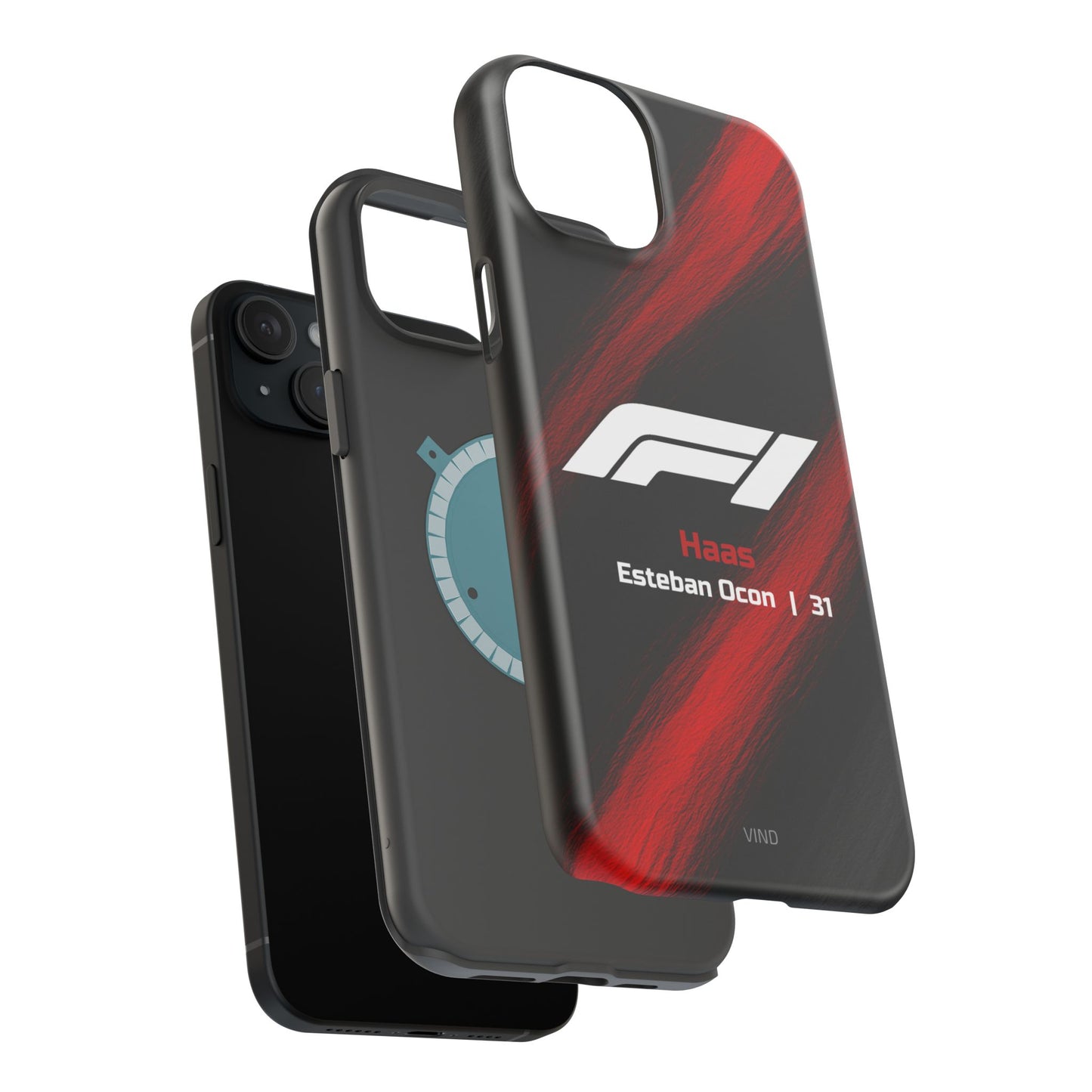 Esteban Ocon Haas F1 Phone Case – 2025 Season Official Design | MagSafe