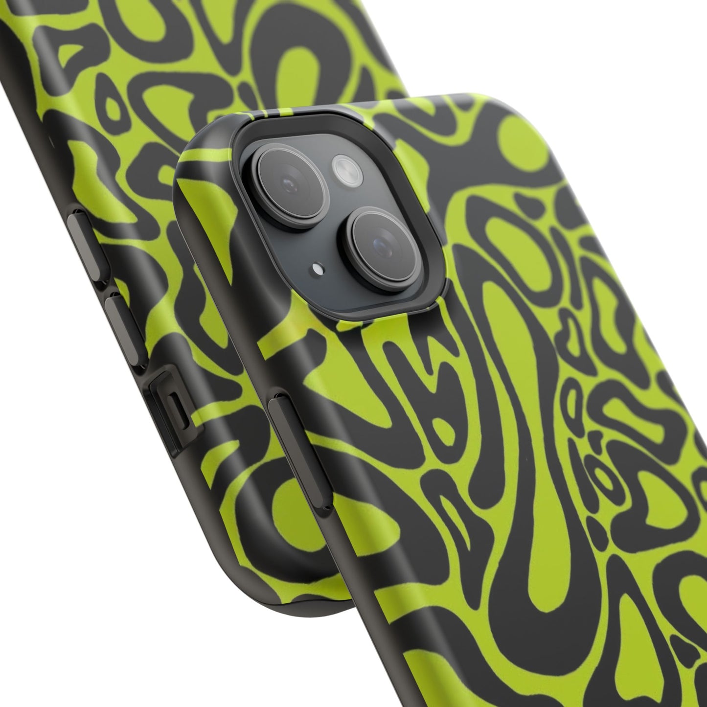McLaren Formula 1 Phone Case – Neon Green Abstract Design