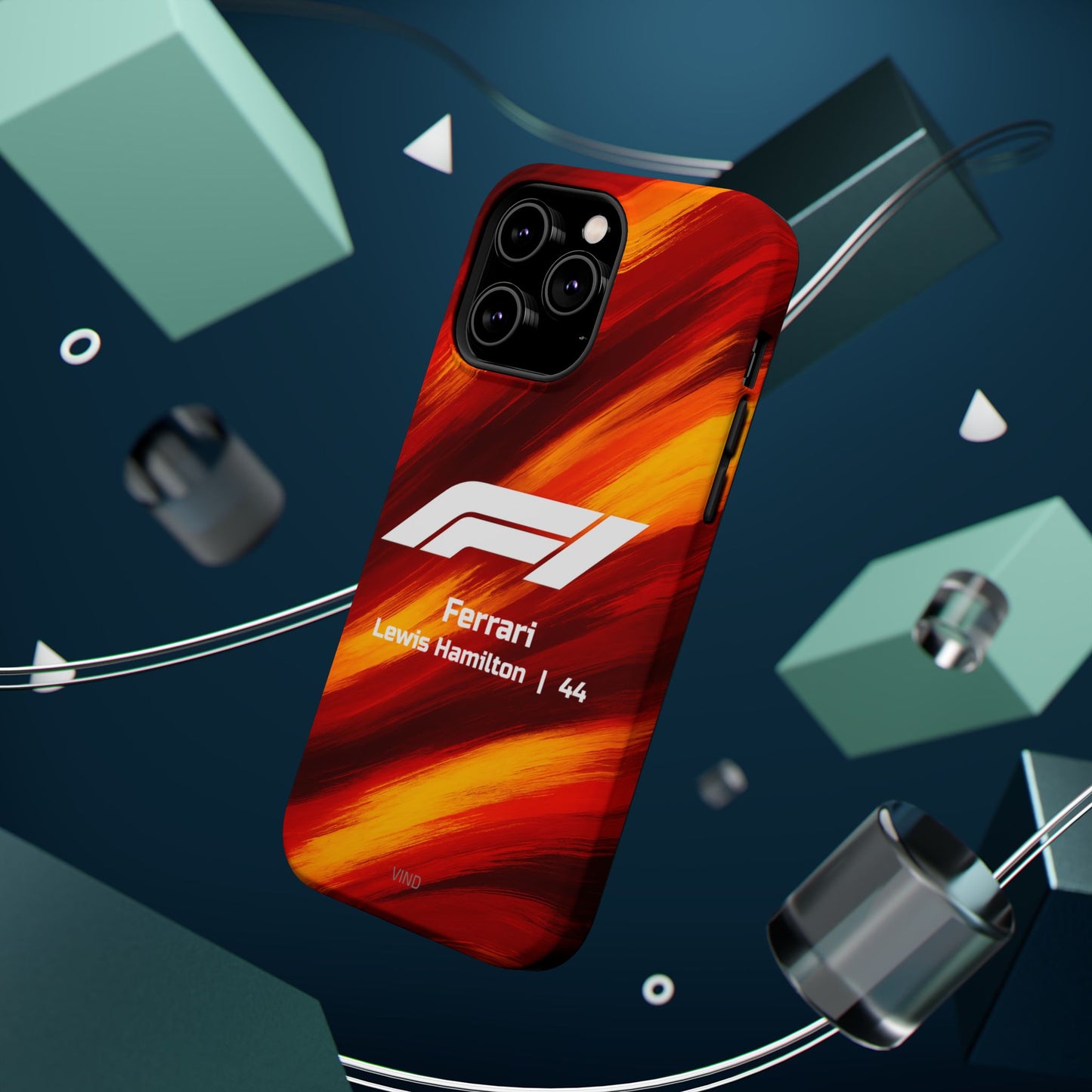 Lewis Hamilton Ferrari F1 Phone Case – 2025 Season Official Design | MagSafe