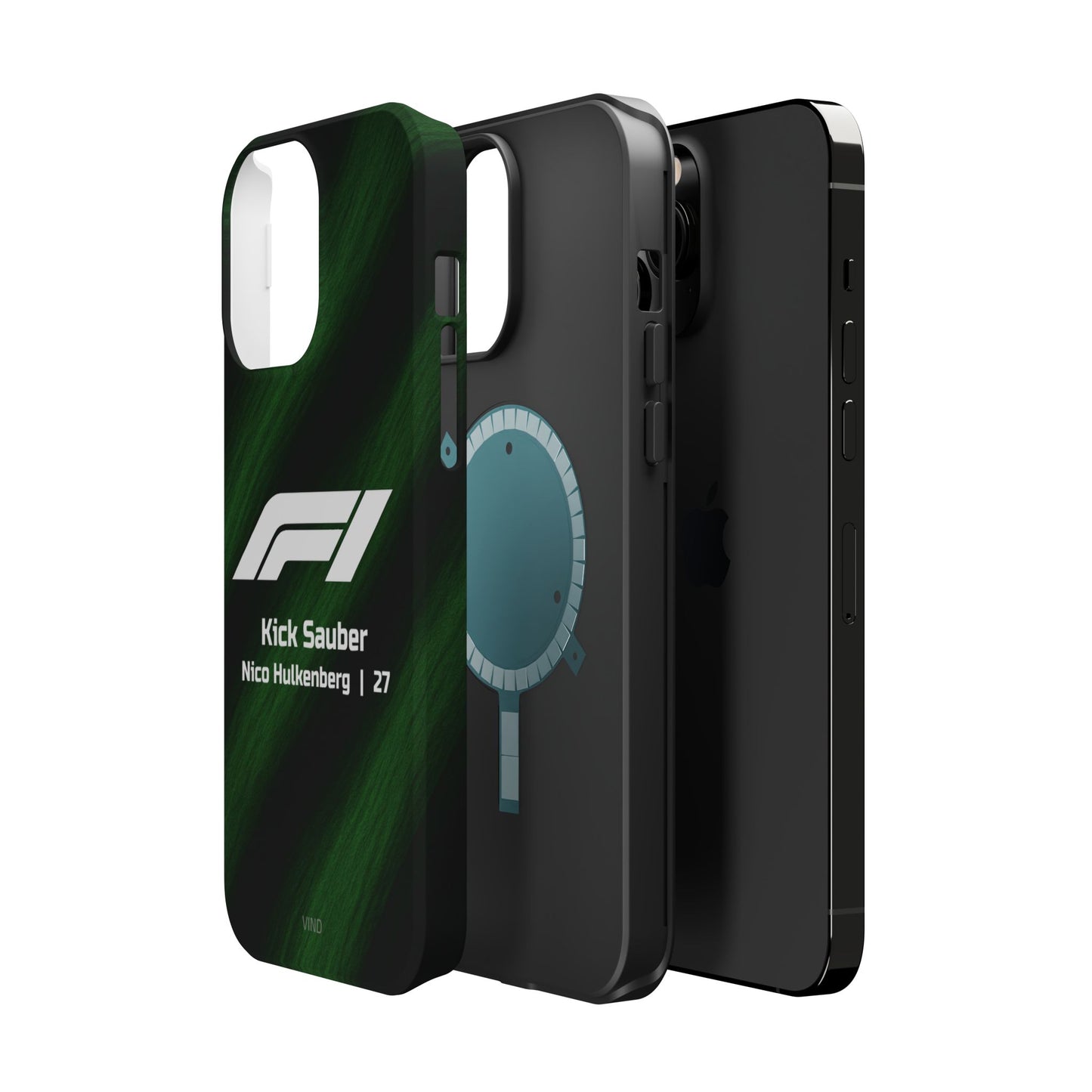 Nico Hülkenberg Kick Sauber F1 Phone Case – 2025 Season Official Design | MagSafe