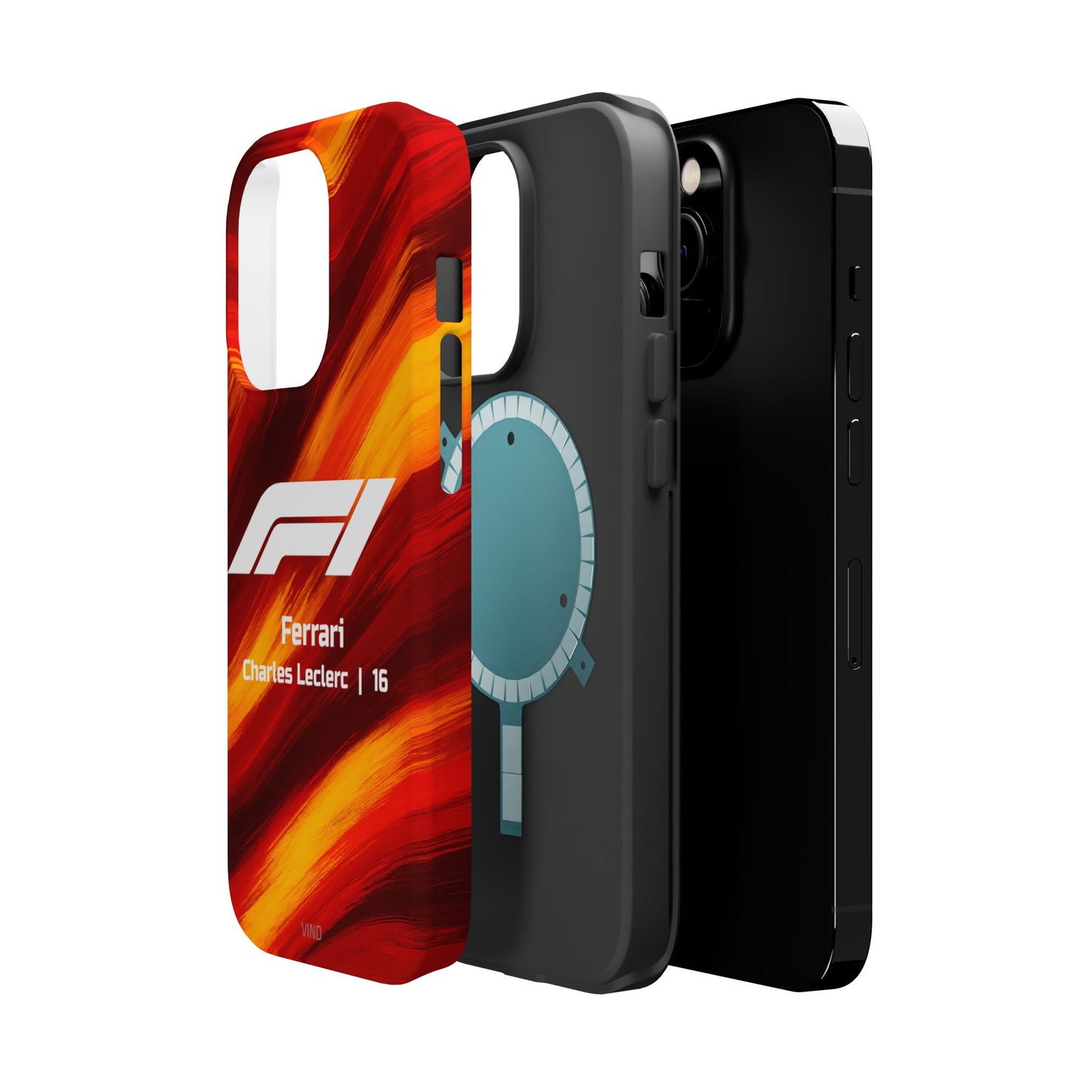 Charles Leclerc Ferrari F1 Phone Case – 2025 Season Official Design | MagSafe