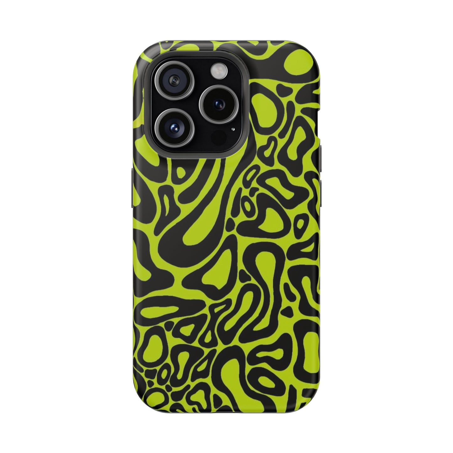 McLaren Formula 1 Phone Case – Neon Green Abstract Design
