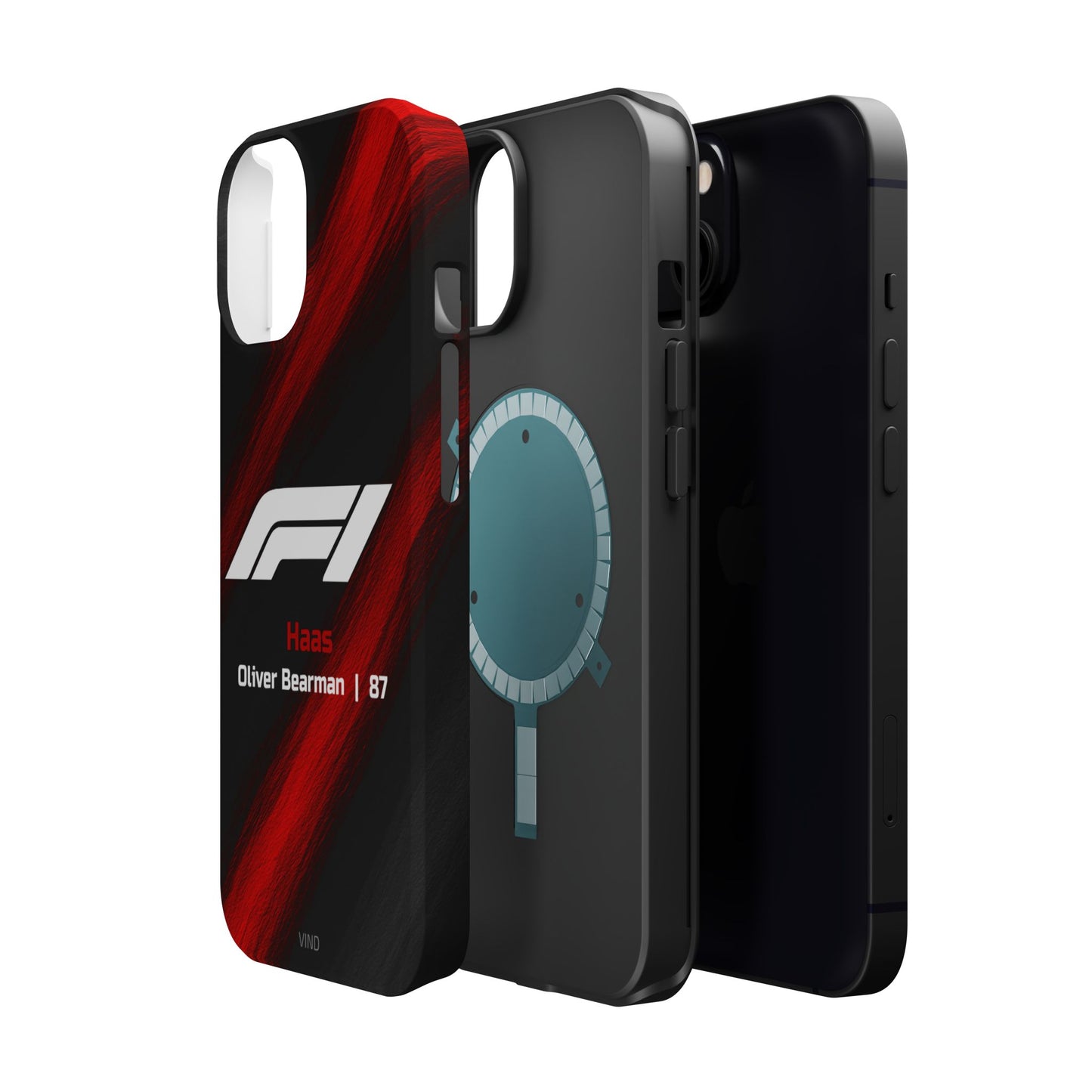 Oliver Bearman Haas F1 Phone Case – 2025 Season Official Design | MagSafe