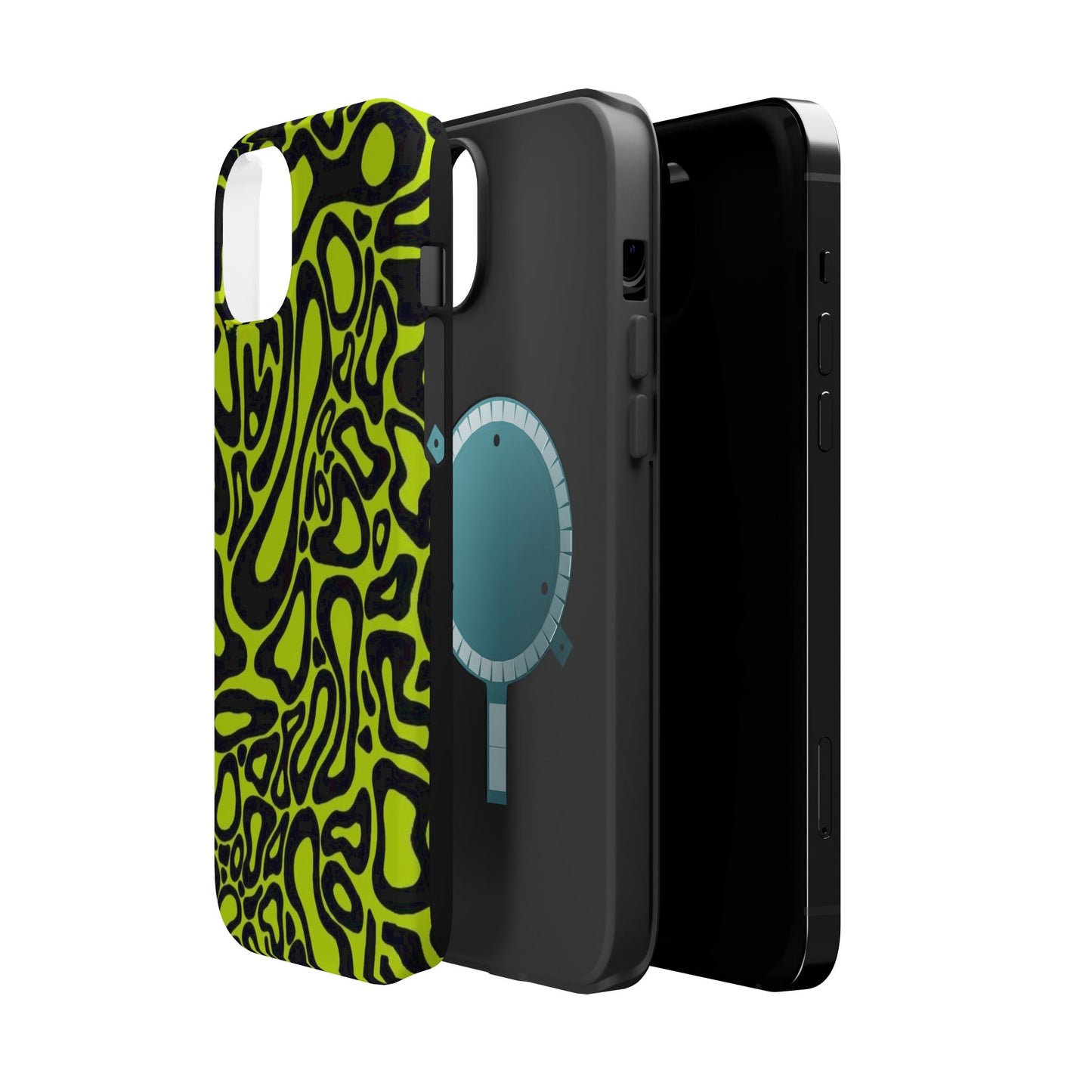 McLaren Formula 1 Phone Case – Neon Green Abstract Design