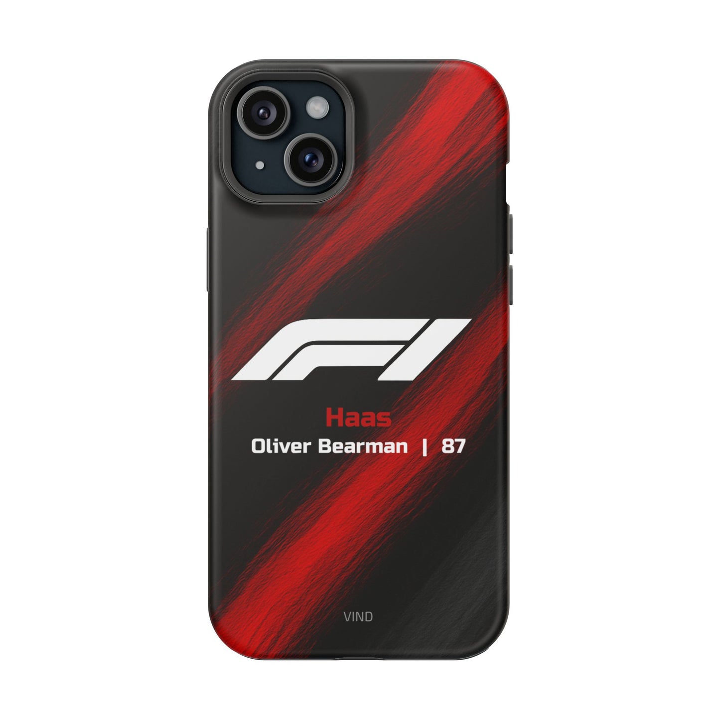 Oliver Bearman Haas F1 Phone Case – 2025 Season Official Design | MagSafe