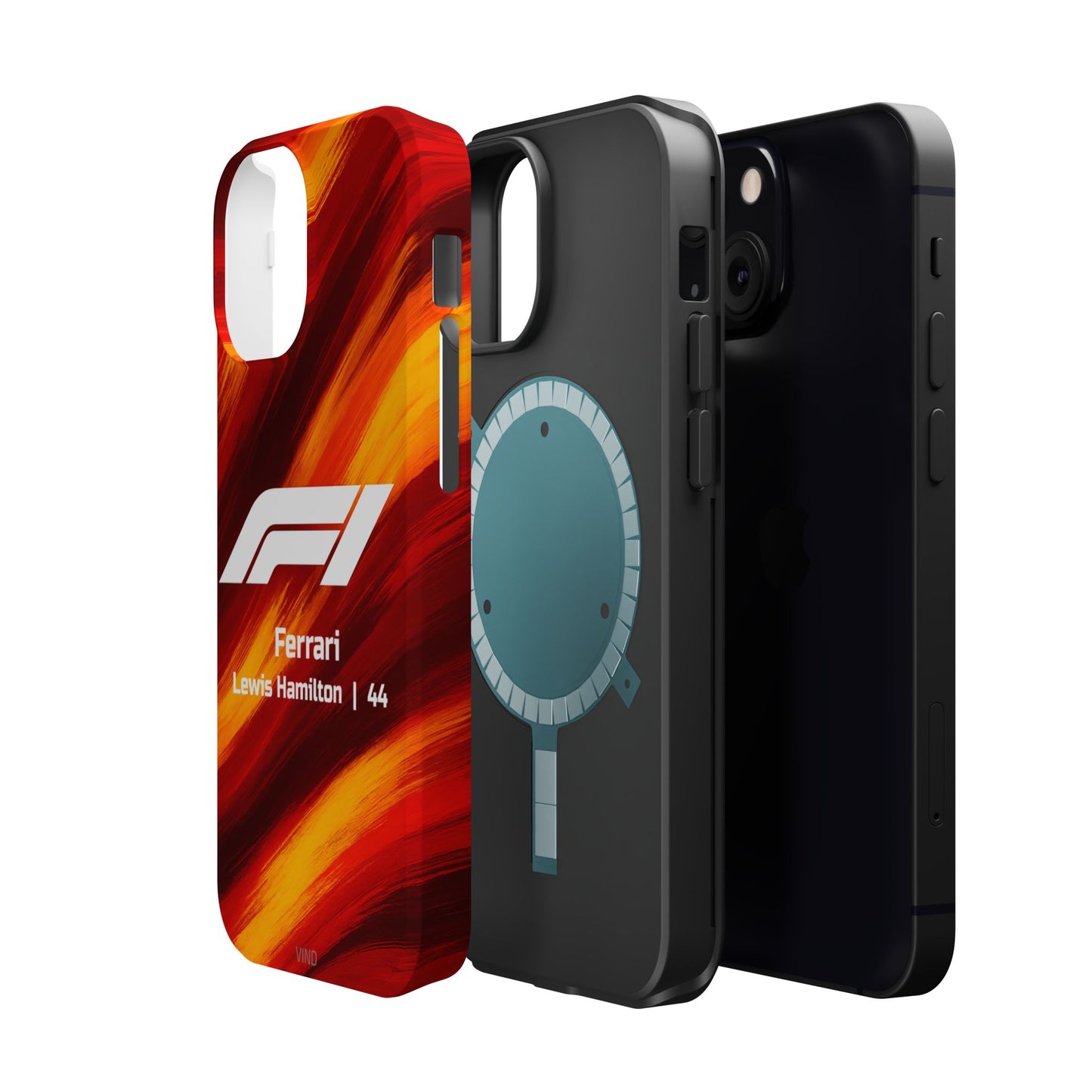 Lewis Hamilton Ferrari F1 Phone Case – 2025 Season Official Design | MagSafe