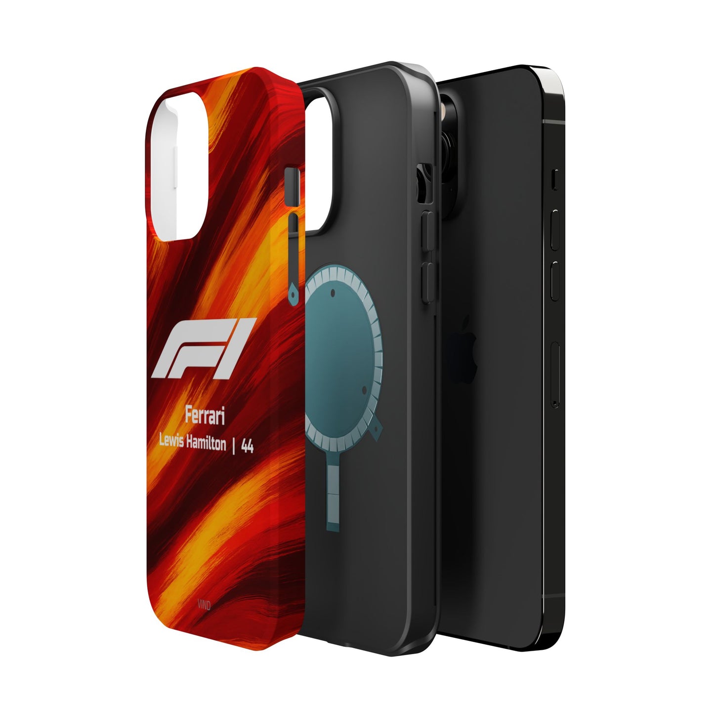 Lewis Hamilton Ferrari F1 Phone Case – 2025 Season Official Design | MagSafe