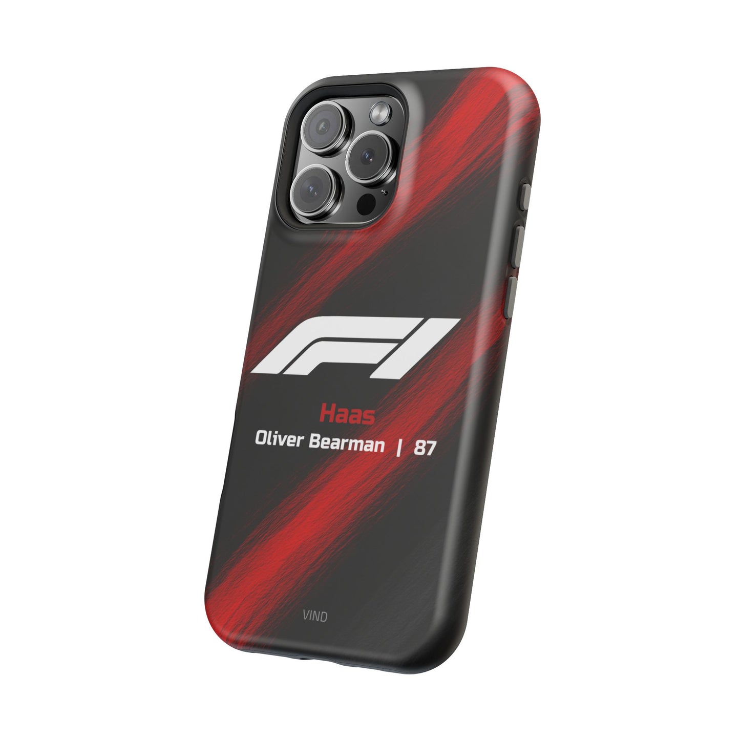 Oliver Bearman Haas F1 Phone Case – 2025 Season Official Design | MagSafe