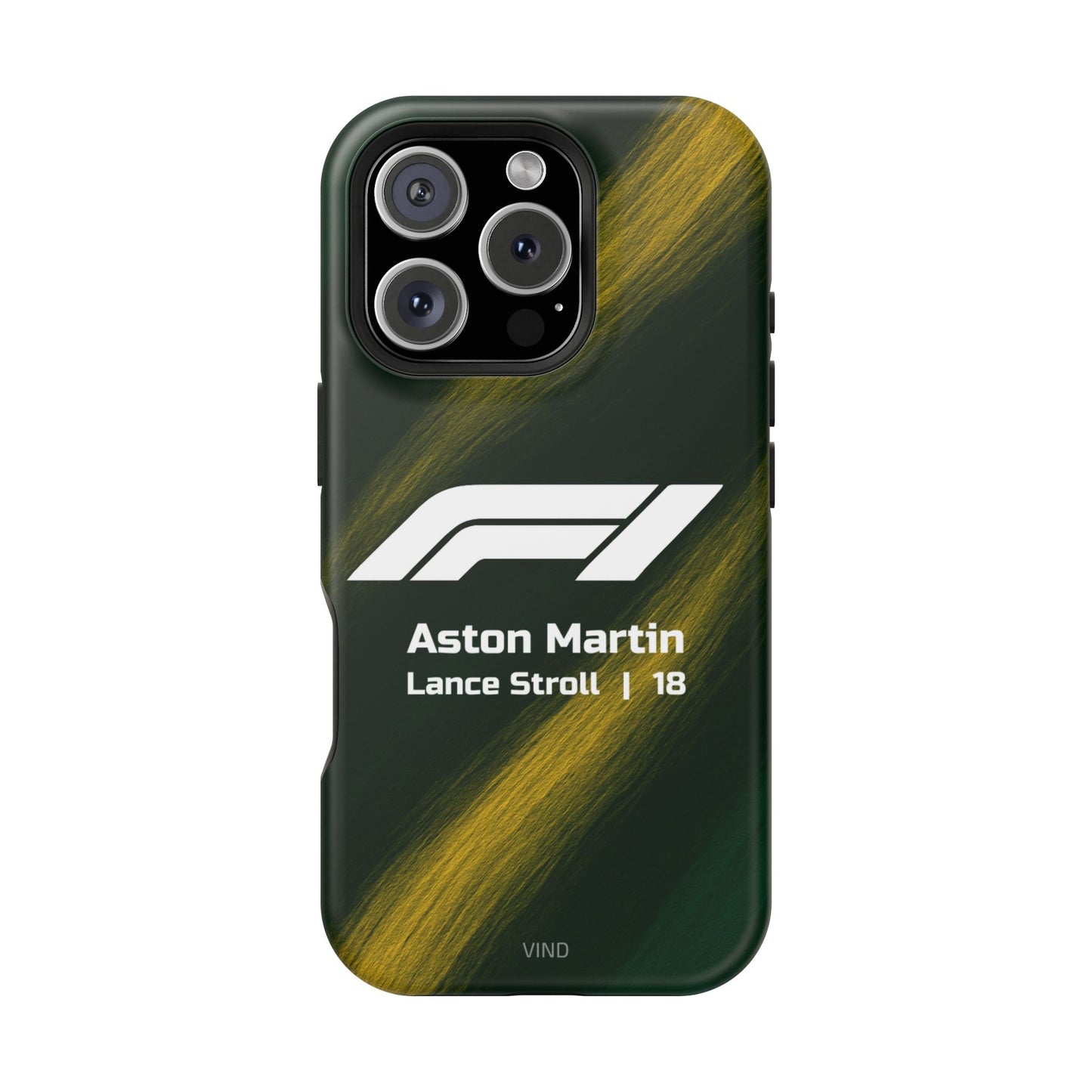 Lance Stroll Aston Martin F1 Phone Case – 2025 Season Official Design | MagSafe