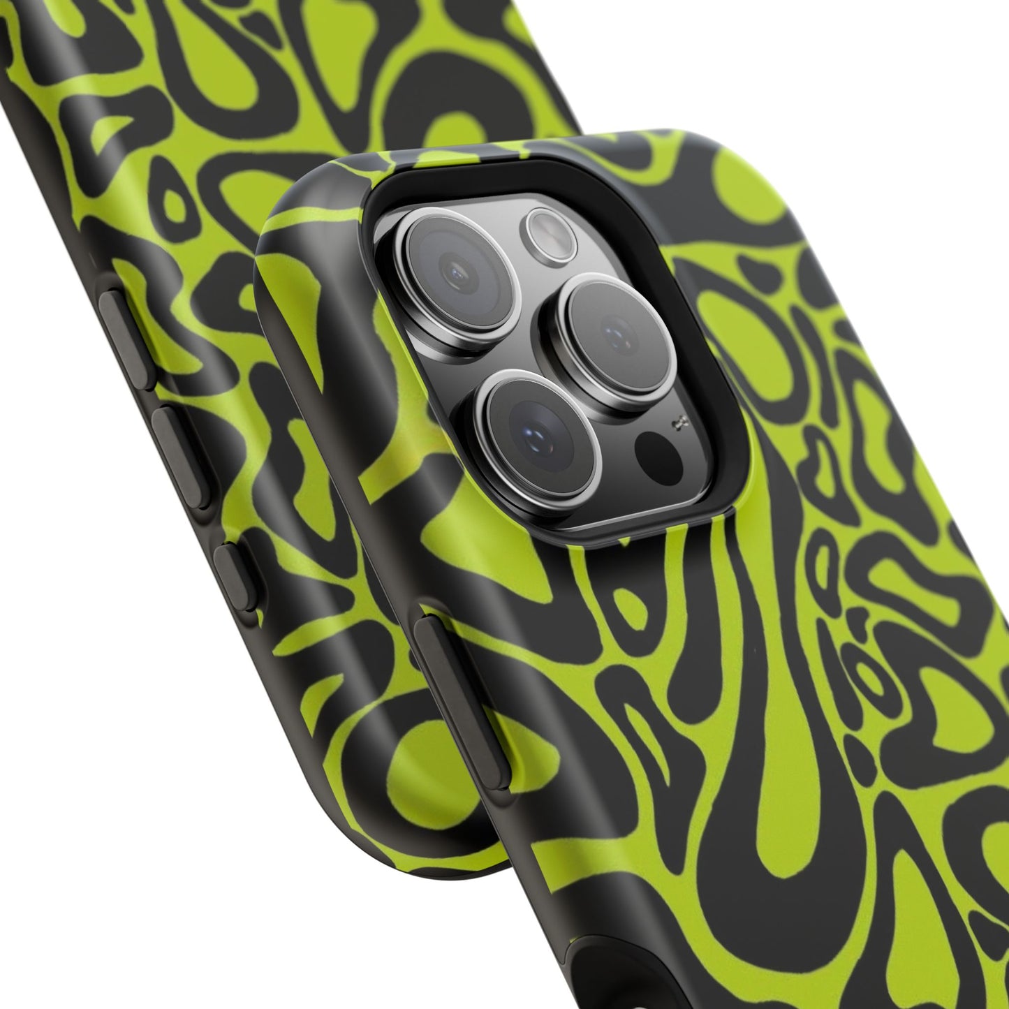 McLaren Formula 1 Phone Case – Neon Green Abstract Design