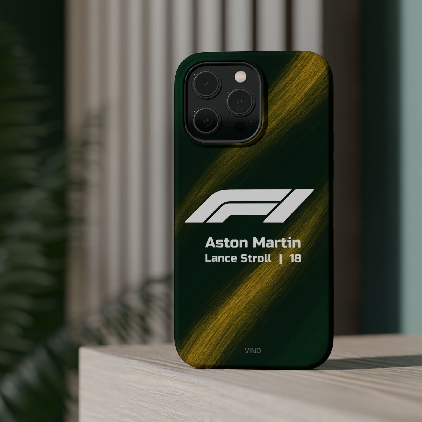 Lance Stroll Aston Martin F1 Phone Case – 2025 Season Official Design | MagSafe