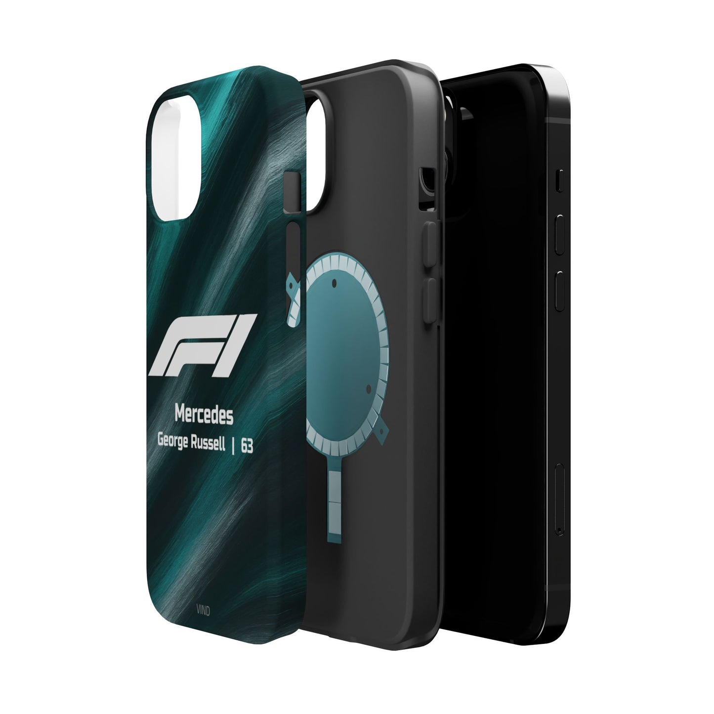 George Russell Mercedes F1 Phone Case – 2025 Season Official Design | MagSafe