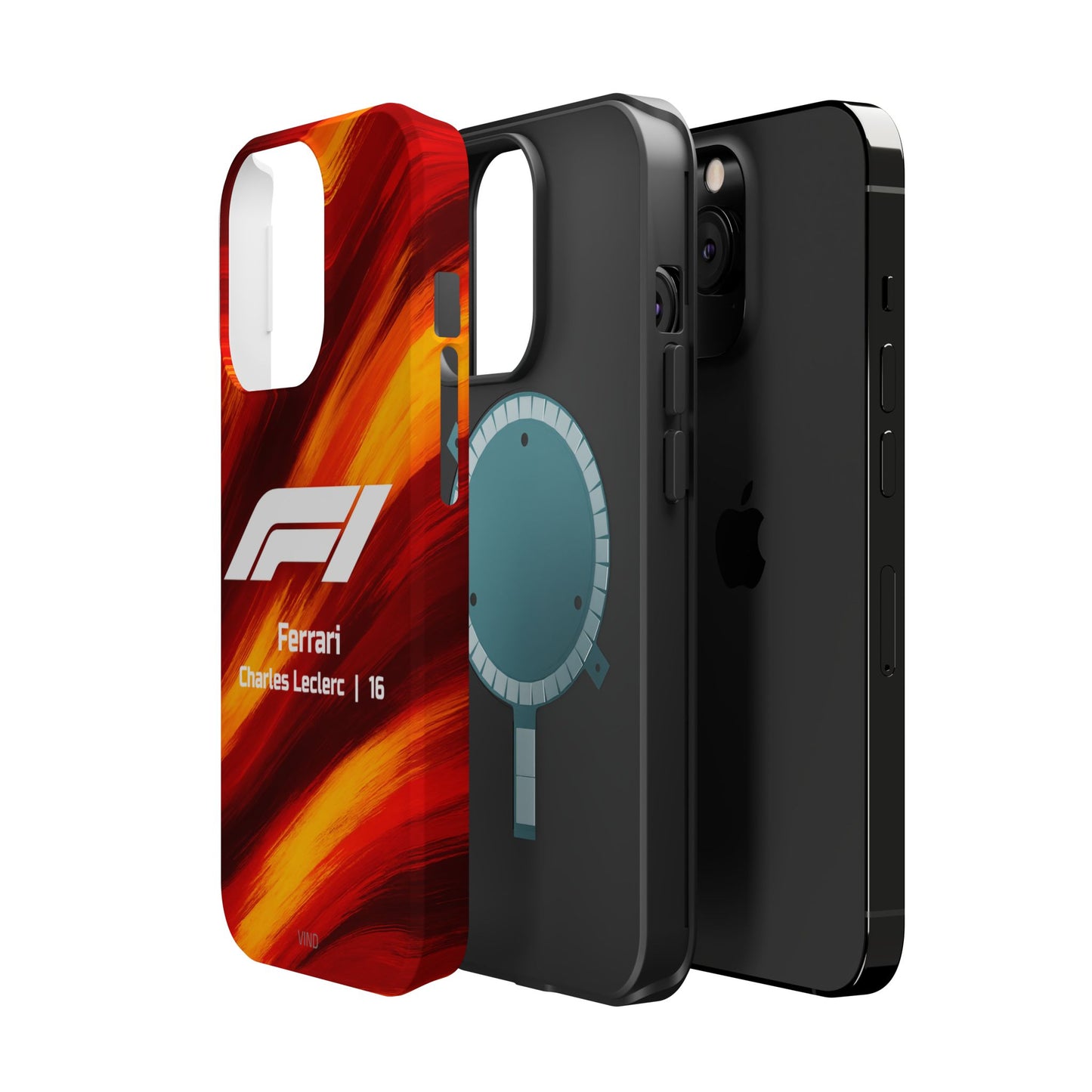 Charles Leclerc Ferrari F1 Phone Case – 2025 Season Official Design | MagSafe