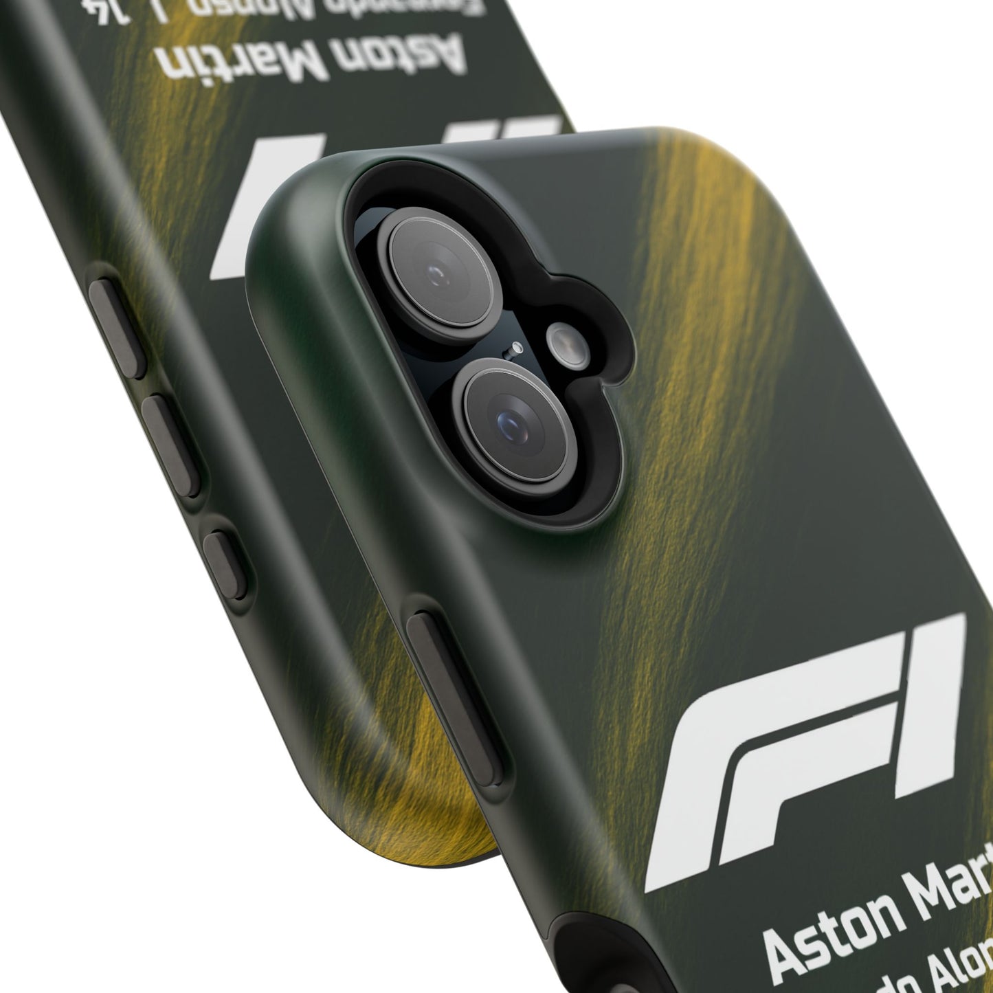 Fernando Alonso Aston Martin F1 Phone Case – 2025 Season Official Design | MagSafe