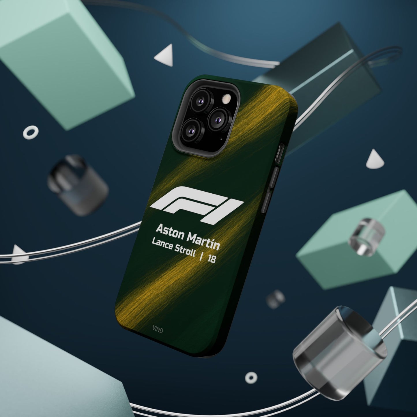 Lance Stroll Aston Martin F1 Phone Case – 2025 Season Official Design | MagSafe
