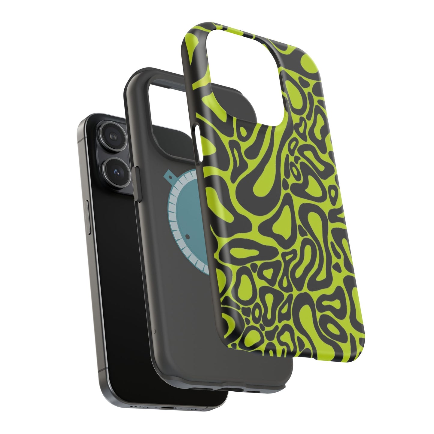 McLaren Formula 1 Phone Case – Neon Green Abstract Design