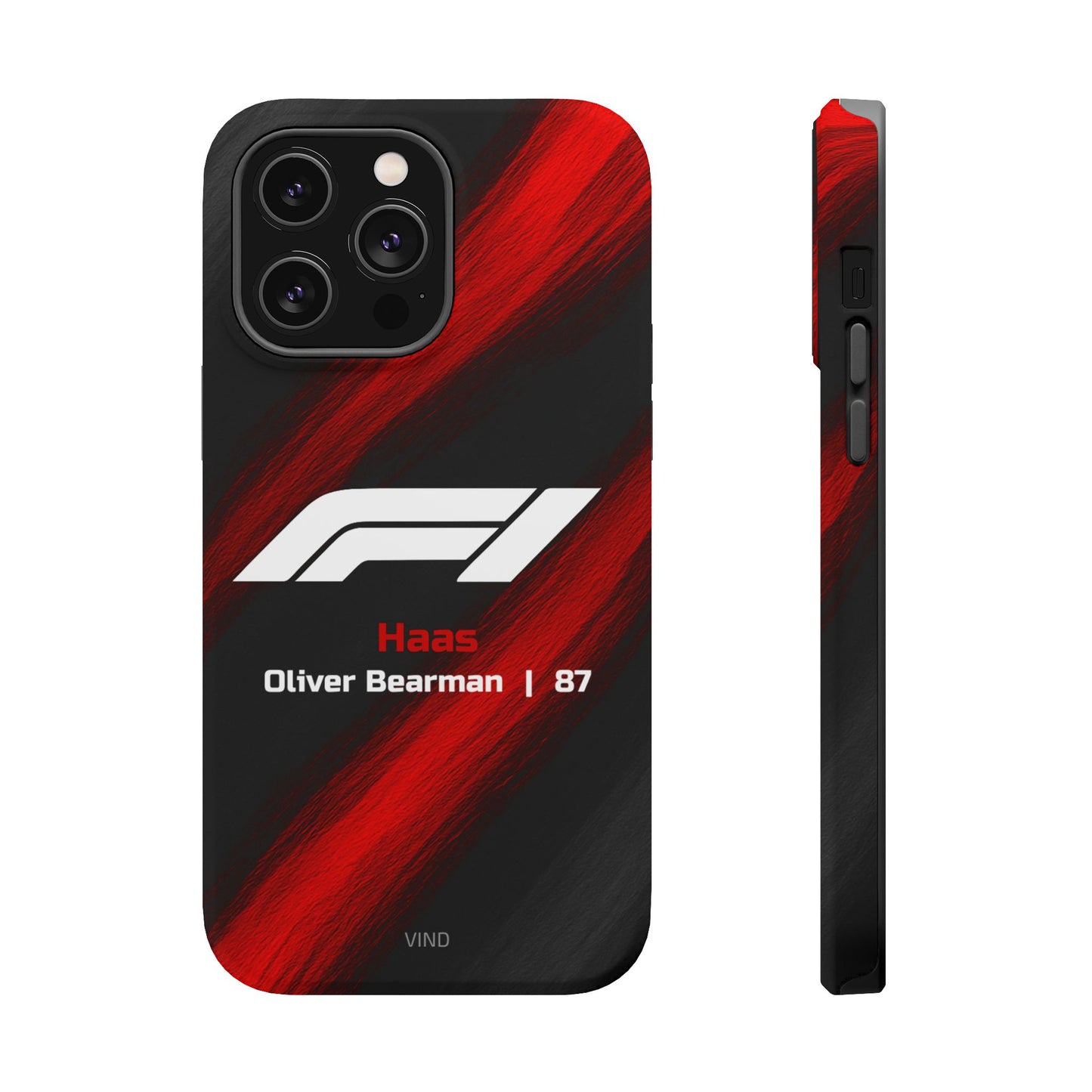Oliver Bearman Haas F1 Phone Case – 2025 Season Official Design | MagSafe