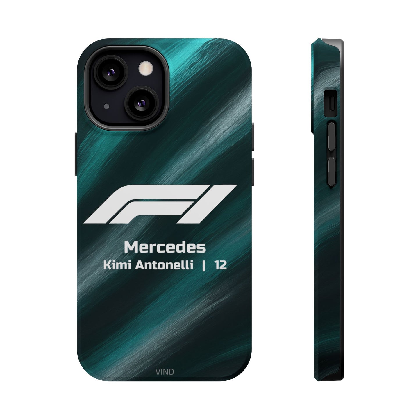 Kimi Antonelli Mercedes F1 Phone Case – 2025 Season Official Design | MagSafe