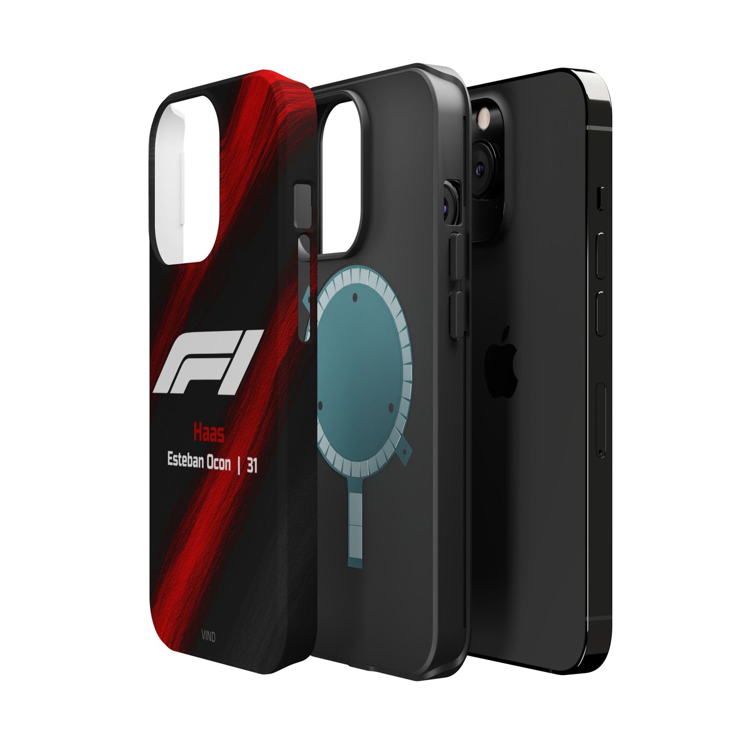Esteban Ocon Haas F1 Phone Case – 2025 Season Official Design | MagSafe