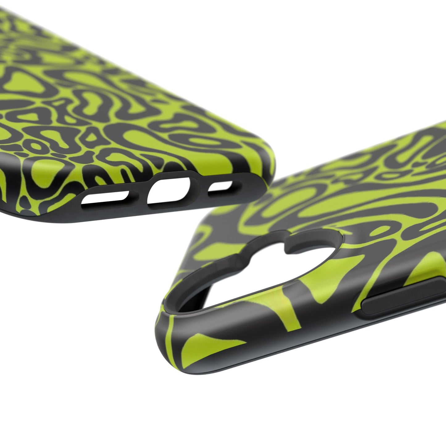 McLaren Formula 1 Phone Case – Neon Green Abstract Design