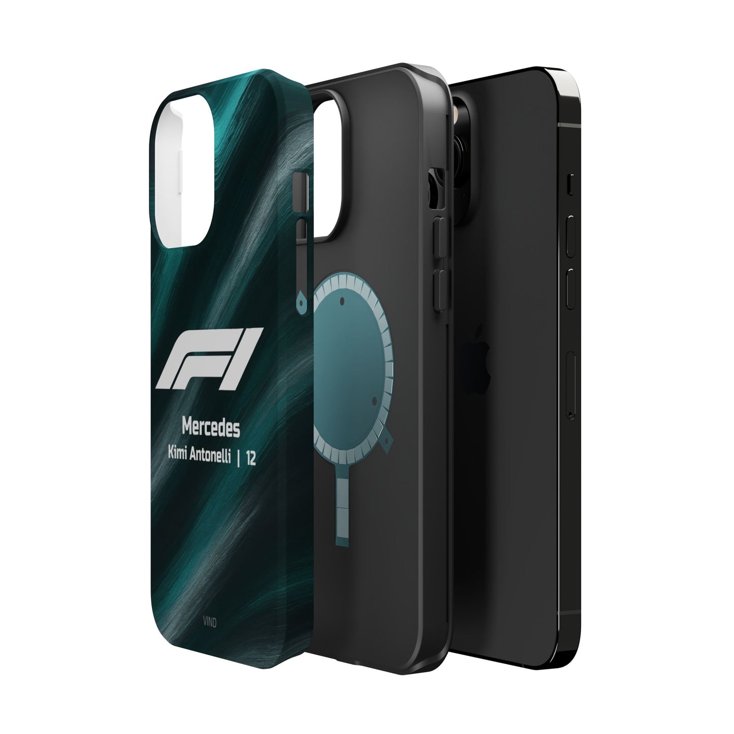 Kimi Antonelli Mercedes F1 Phone Case – 2025 Season Official Design | MagSafe