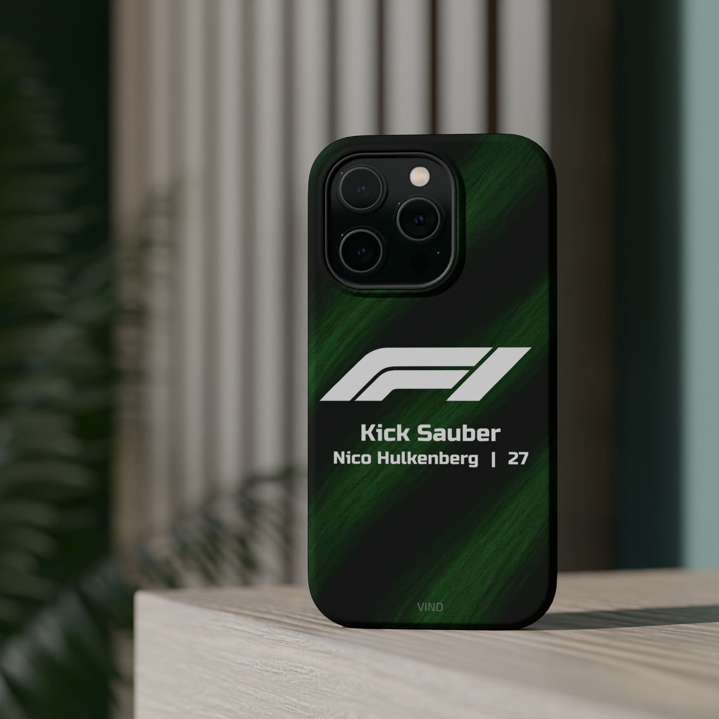 Nico Hülkenberg Kick Sauber F1 Phone Case – 2025 Season Official Design | MagSafe