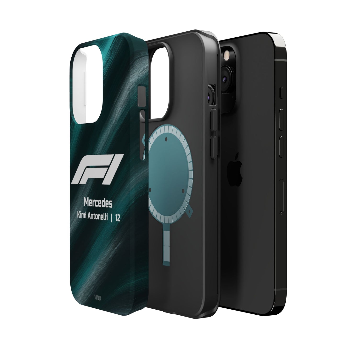 Kimi Antonelli Mercedes F1 Phone Case – 2025 Season Official Design | MagSafe