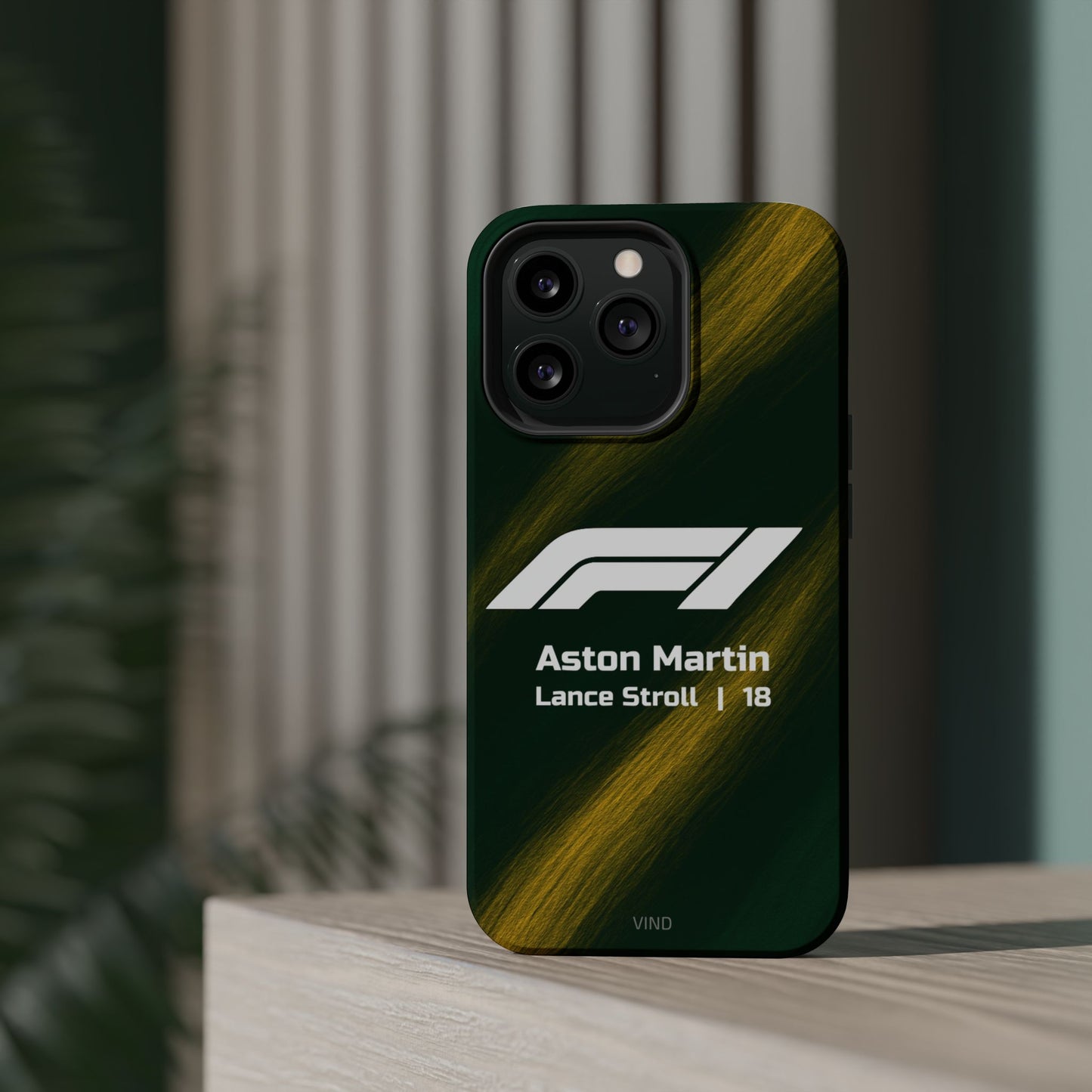 Lance Stroll Aston Martin F1 Phone Case – 2025 Season Official Design | MagSafe