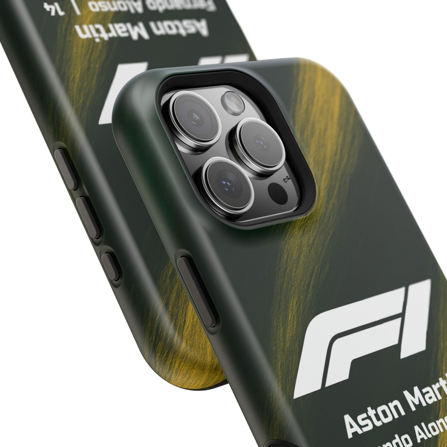 Fernando Alonso Aston Martin F1 Phone Case – 2025 Season Official Design | MagSafe