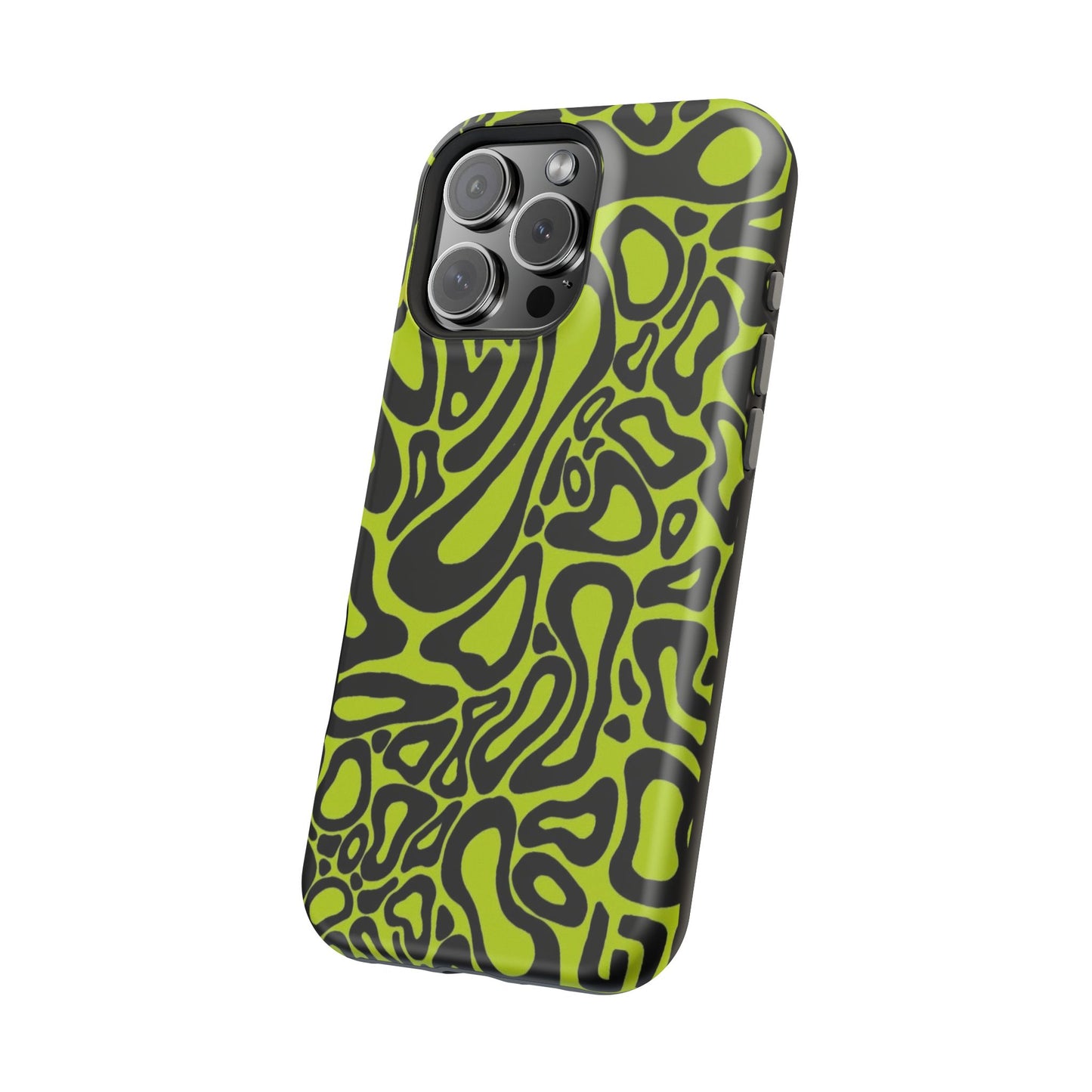 McLaren Formula 1 Phone Case – Neon Green Abstract Design