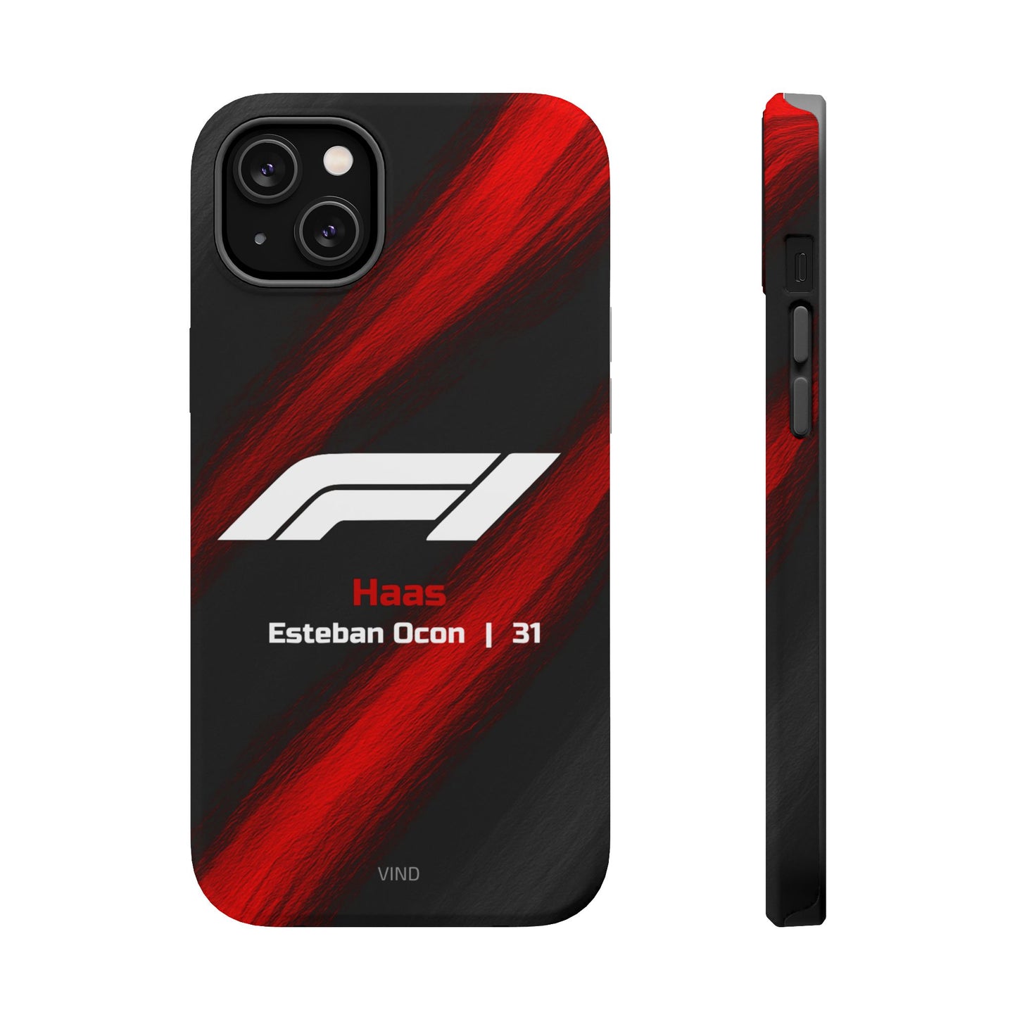 Esteban Ocon Haas F1 Phone Case – 2025 Season Official Design | MagSafe