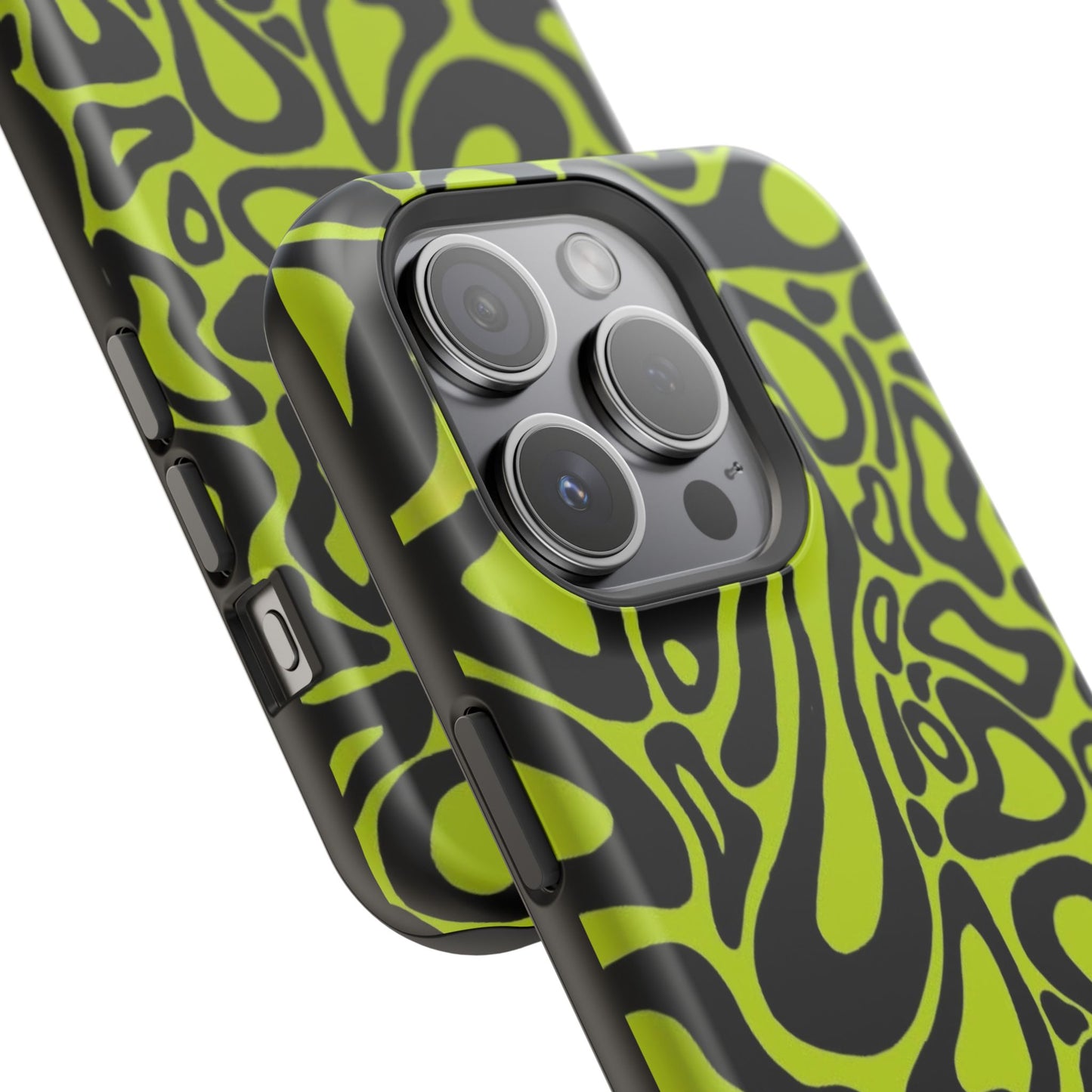 McLaren Formula 1 Phone Case – Neon Green Abstract Design