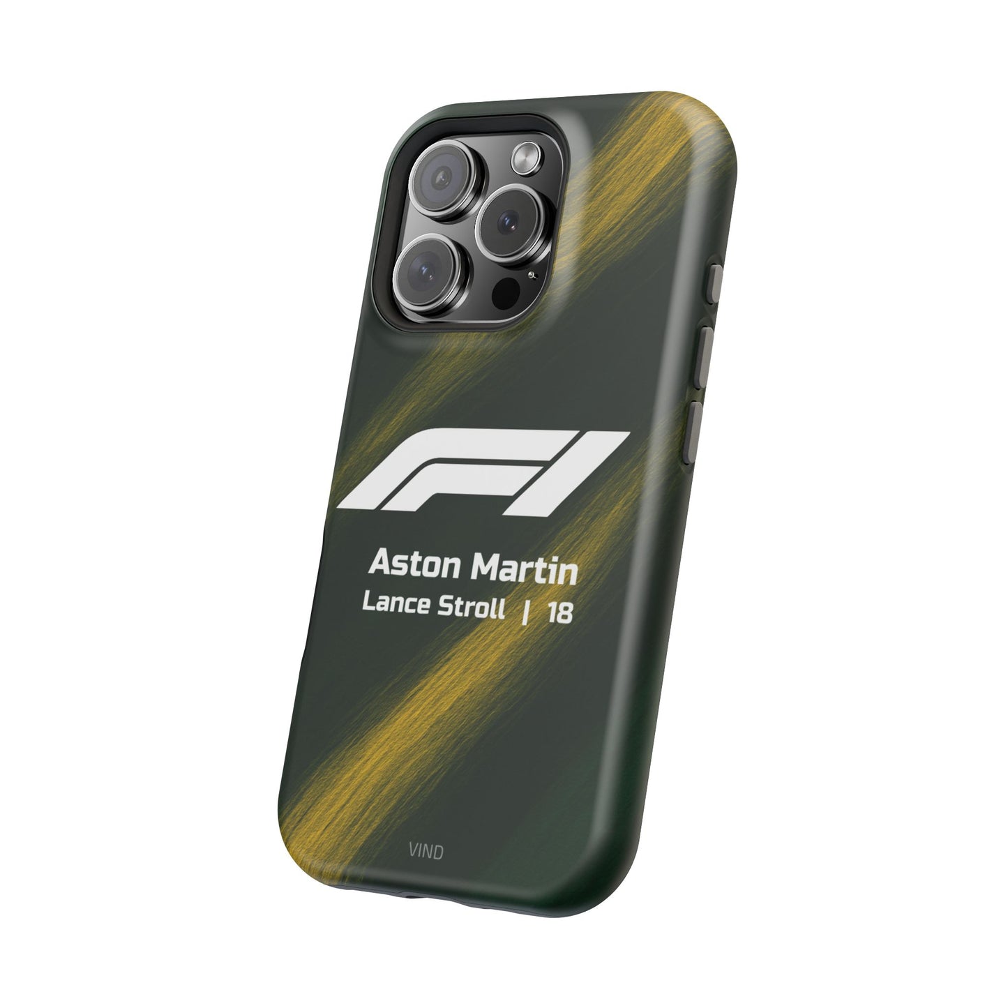 Lance Stroll Aston Martin F1 Phone Case – 2025 Season Official Design | MagSafe