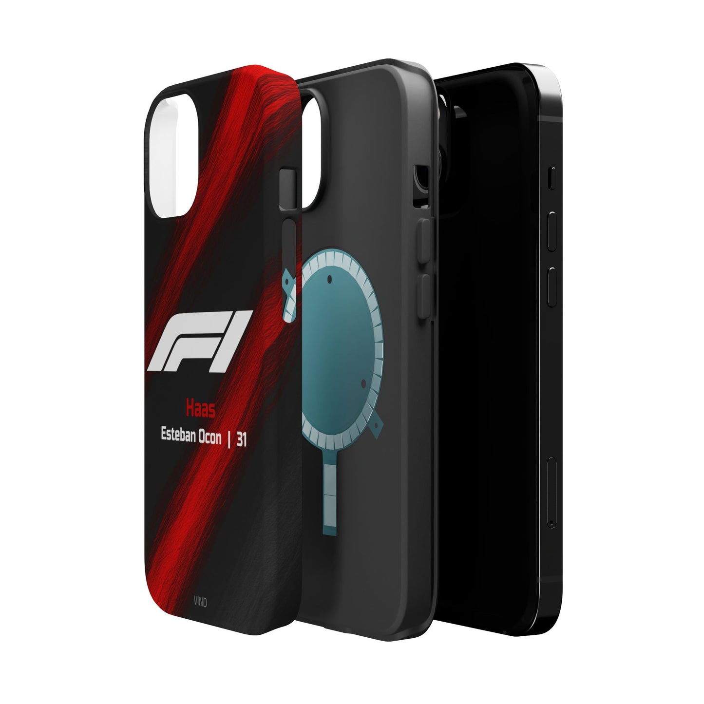 Esteban Ocon Haas F1 Phone Case – 2025 Season Official Design | MagSafe