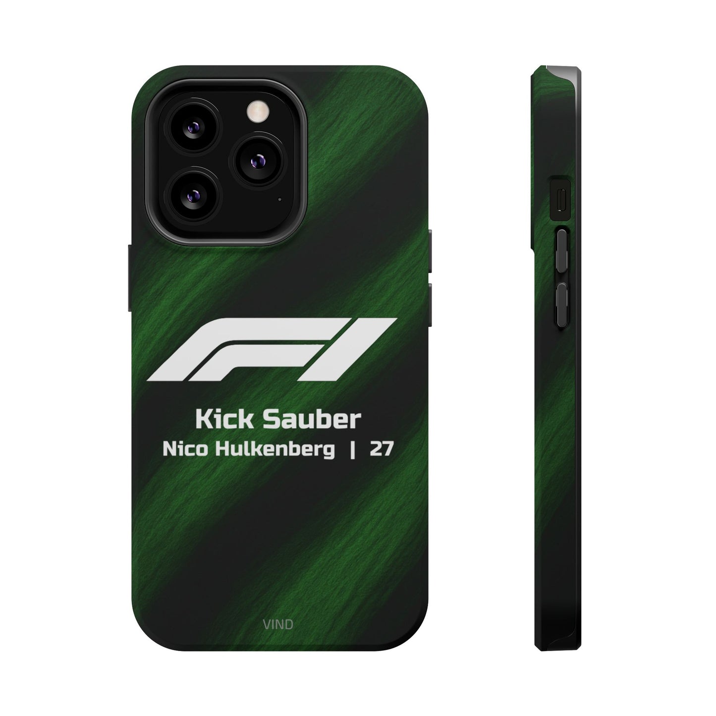 Nico Hülkenberg Kick Sauber F1 Phone Case – 2025 Season Official Design | MagSafe