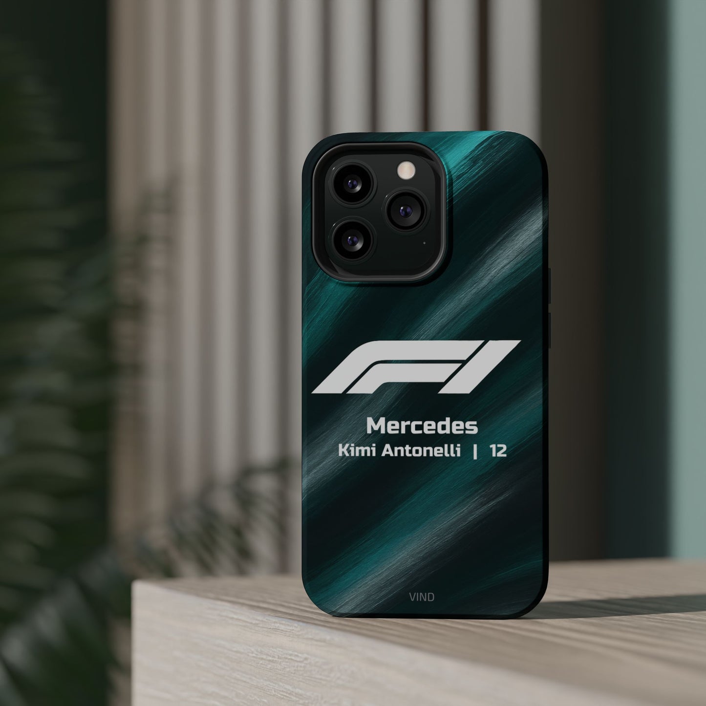 Kimi Antonelli Mercedes F1 Phone Case – 2025 Season Official Design | MagSafe