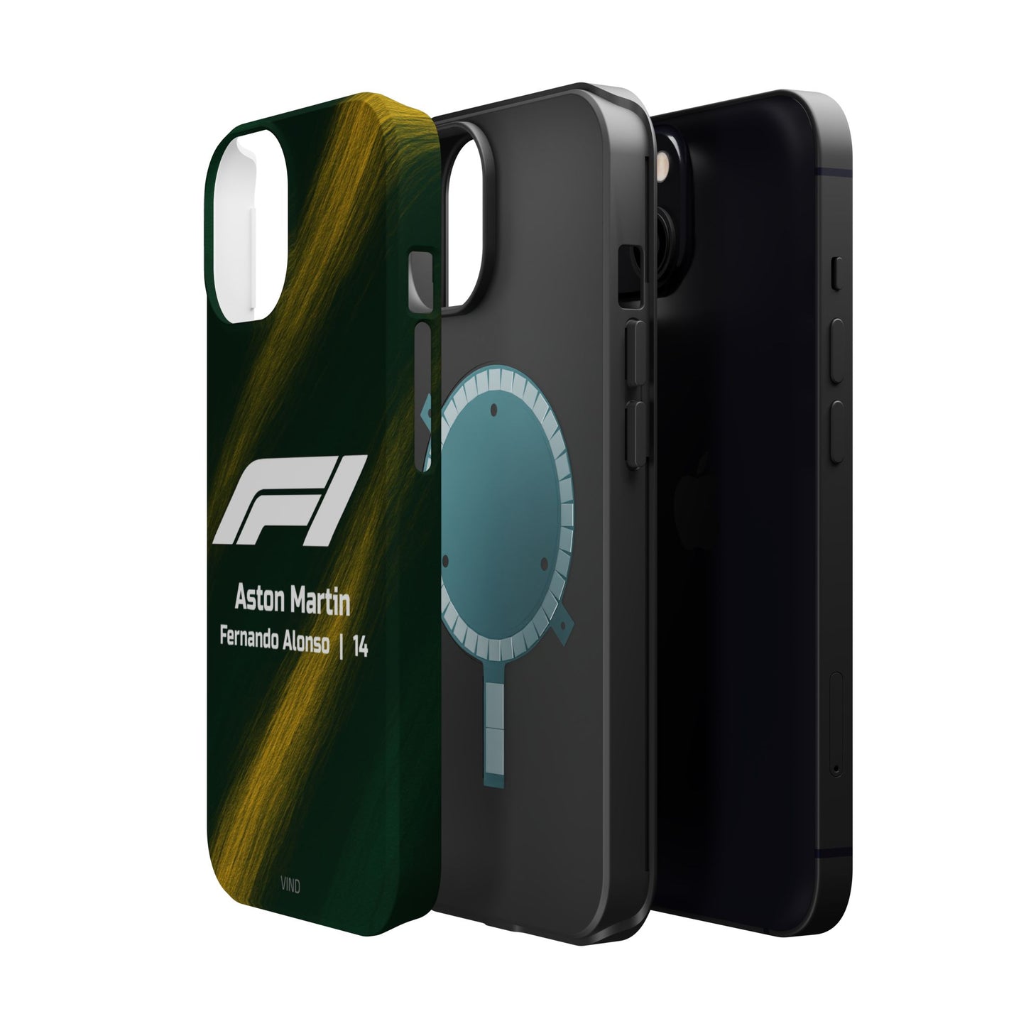 Fernando Alonso Aston Martin F1 Phone Case – 2025 Season Official Design | MagSafe